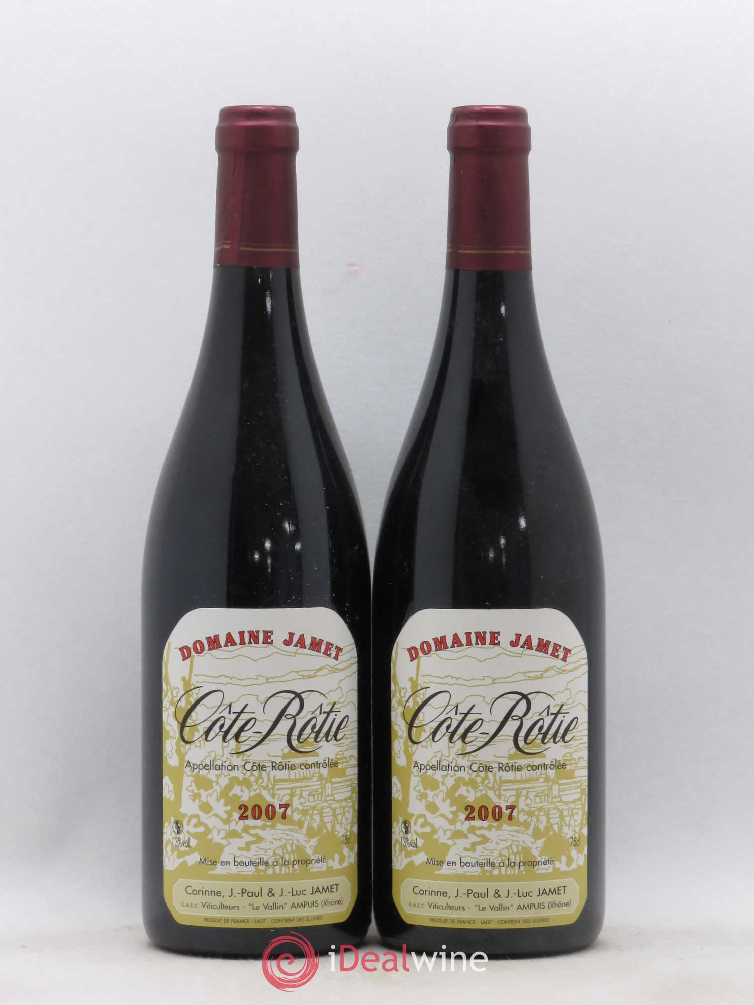 Côte-Rôtie Jamet (Domaine) 2007 - Lot de 2 bouteilles - 0