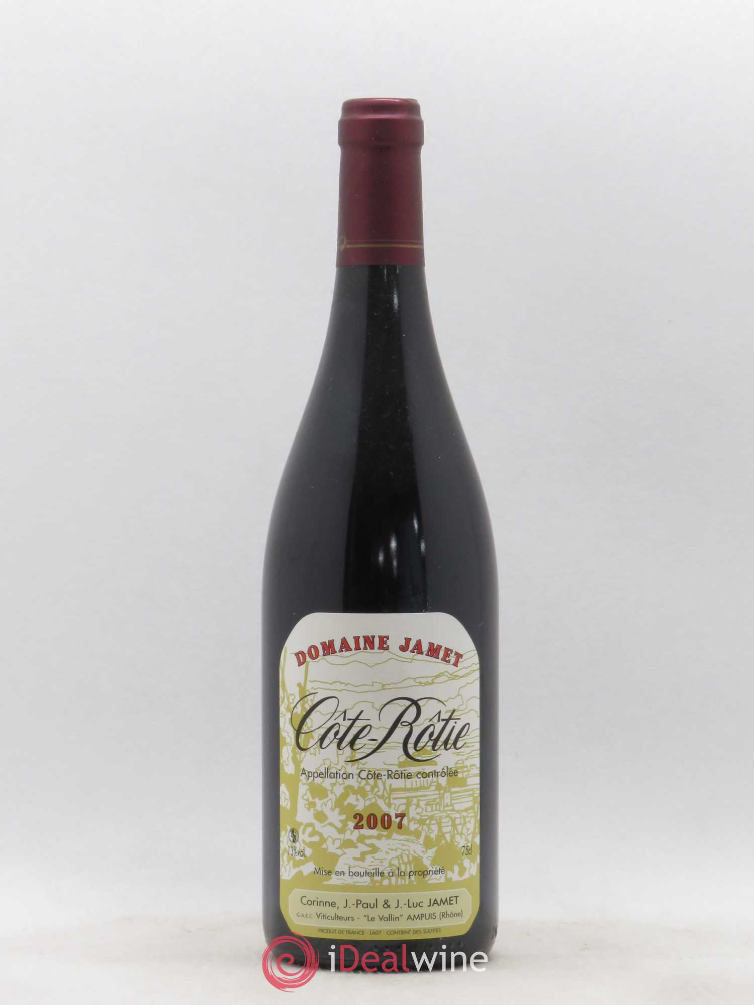 Côte-Rôtie Jamet (Domaine) 2007 - Lot de 1 bouteille - 0