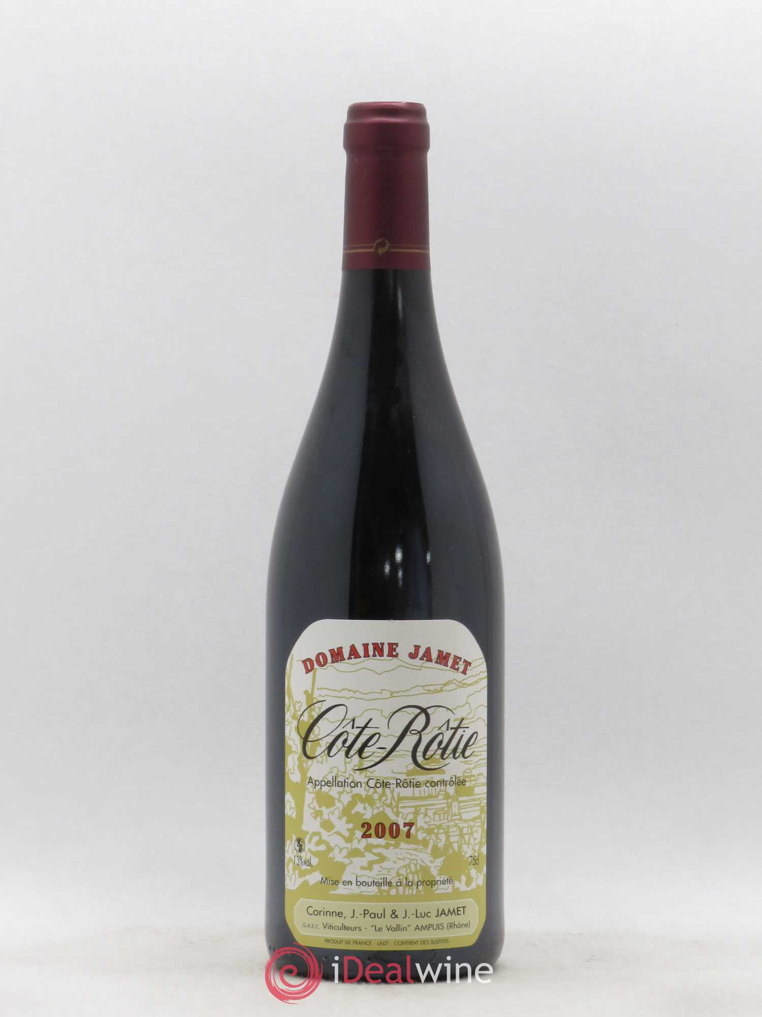 Côte-Rôtie Jamet (Domaine) 2007 - Lot de 1 bouteille - 0