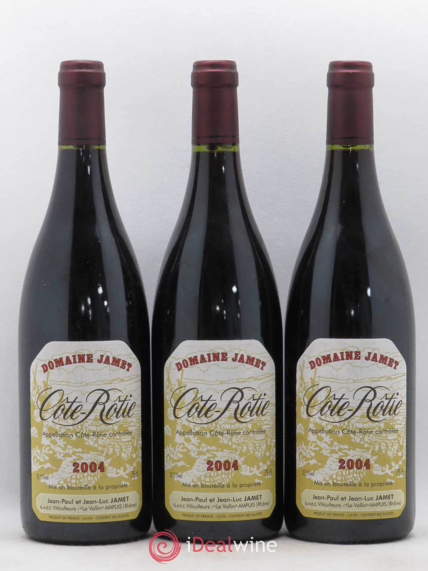 Côte-Rôtie Jamet (Domaine) 2004 - Lot de 3 bouteilles - 0