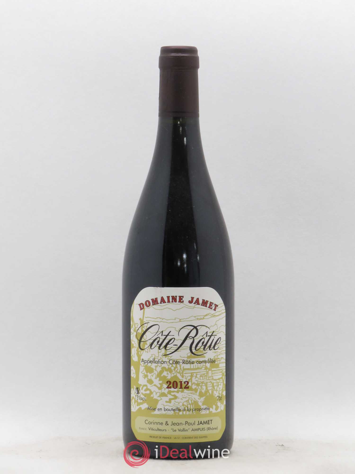 Côte-Rôtie Jamet (Domaine) 2012 - Lot de 1 bouteille - 0