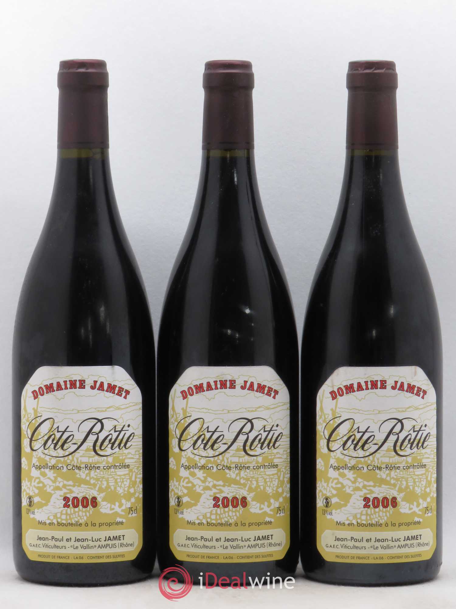 Côte-Rôtie Jamet (Domaine) 2006 - Lot de 3 bouteilles - 0