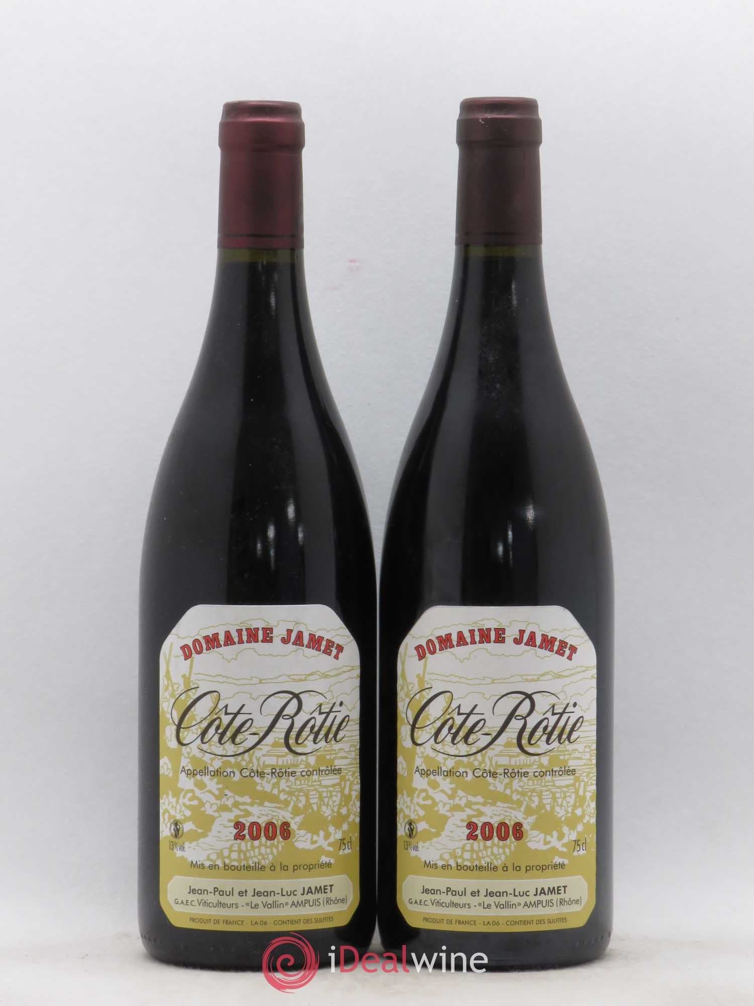 Côte-Rôtie Jamet (Domaine) 2006 - Lot de 2 bouteilles - 0