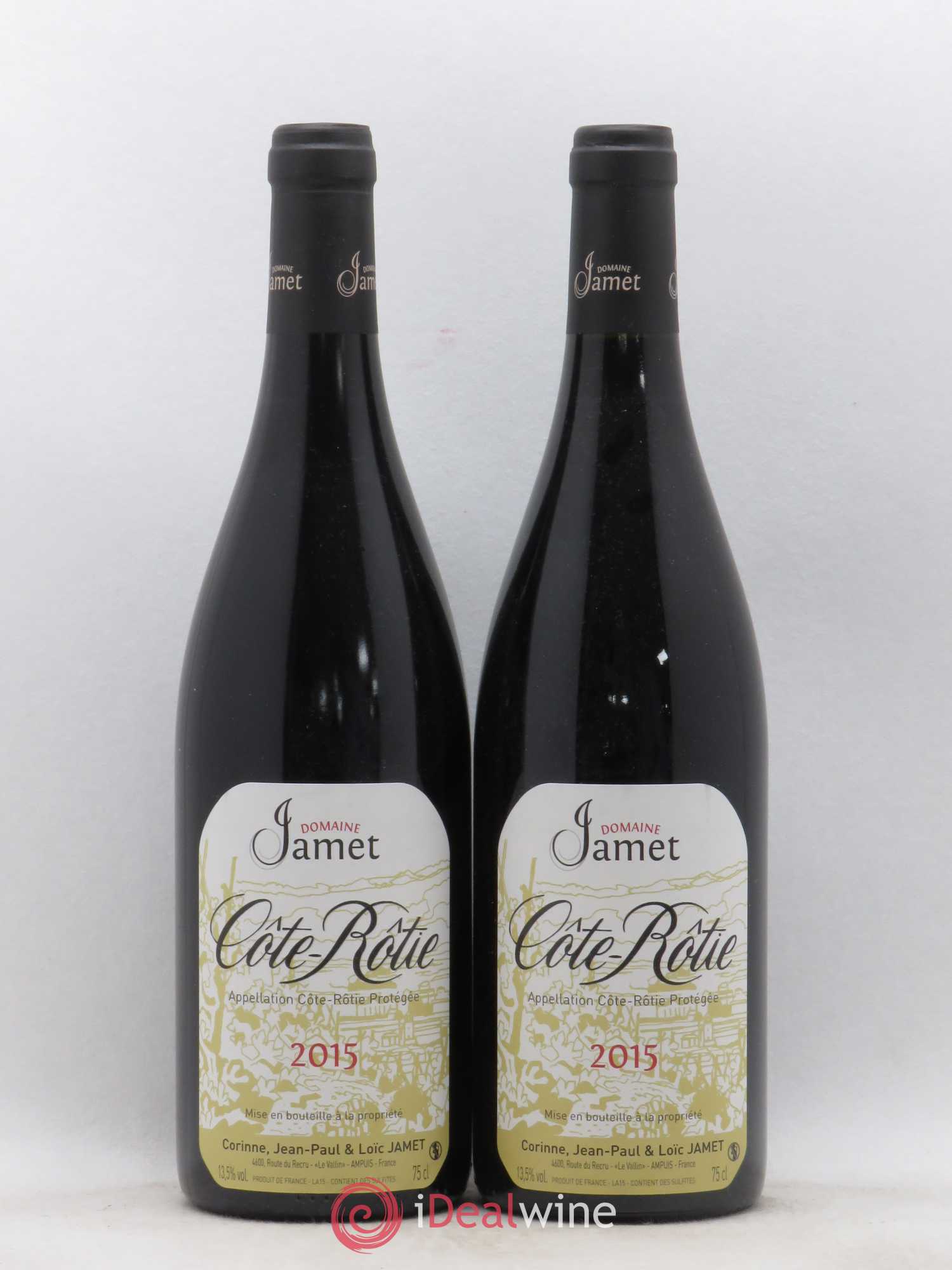 Côte-Rôtie Jamet (Domaine) 2015 - Lot de 2 bouteilles - 0