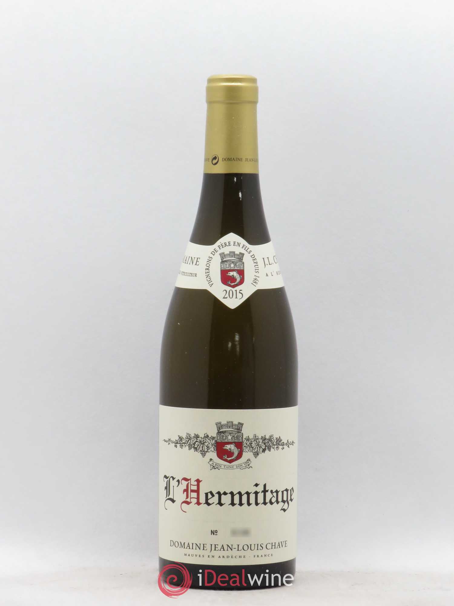 Hermitage Jean-Louis Chave 2015 - Lot de 1 bouteille - 0