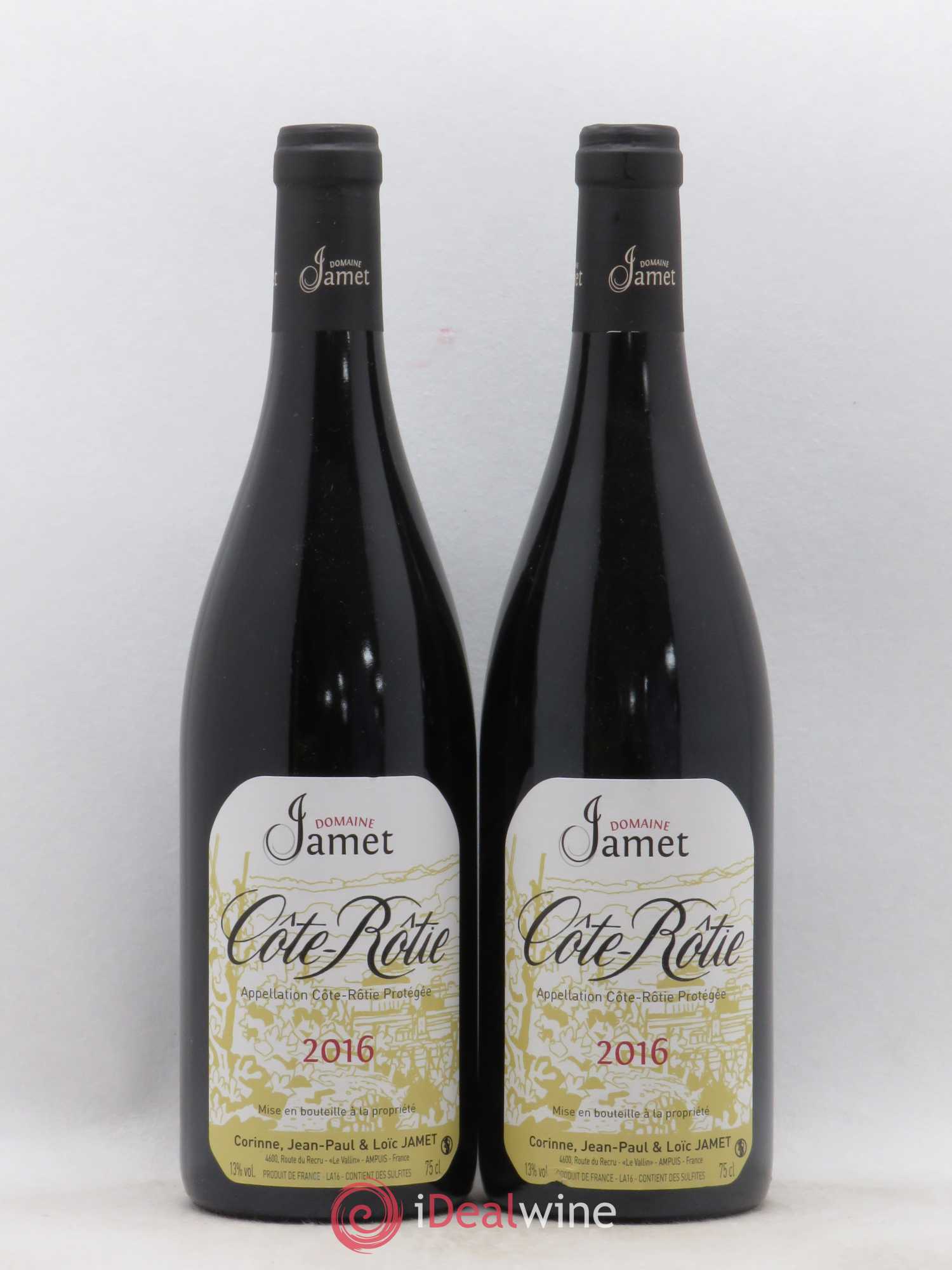 Côte-Rôtie Jamet (Domaine) 2016 - Lot de 2 bouteilles - 0