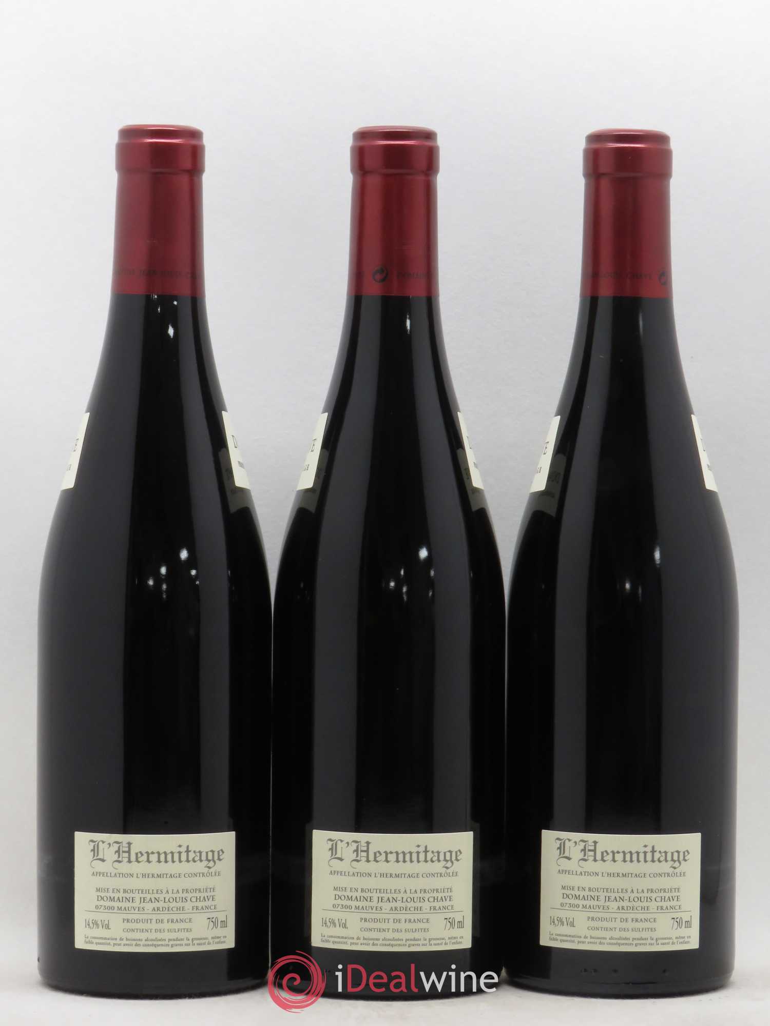 Hermitage Jean-Louis Chave 2015 - Lot de 3 bouteilles - 1