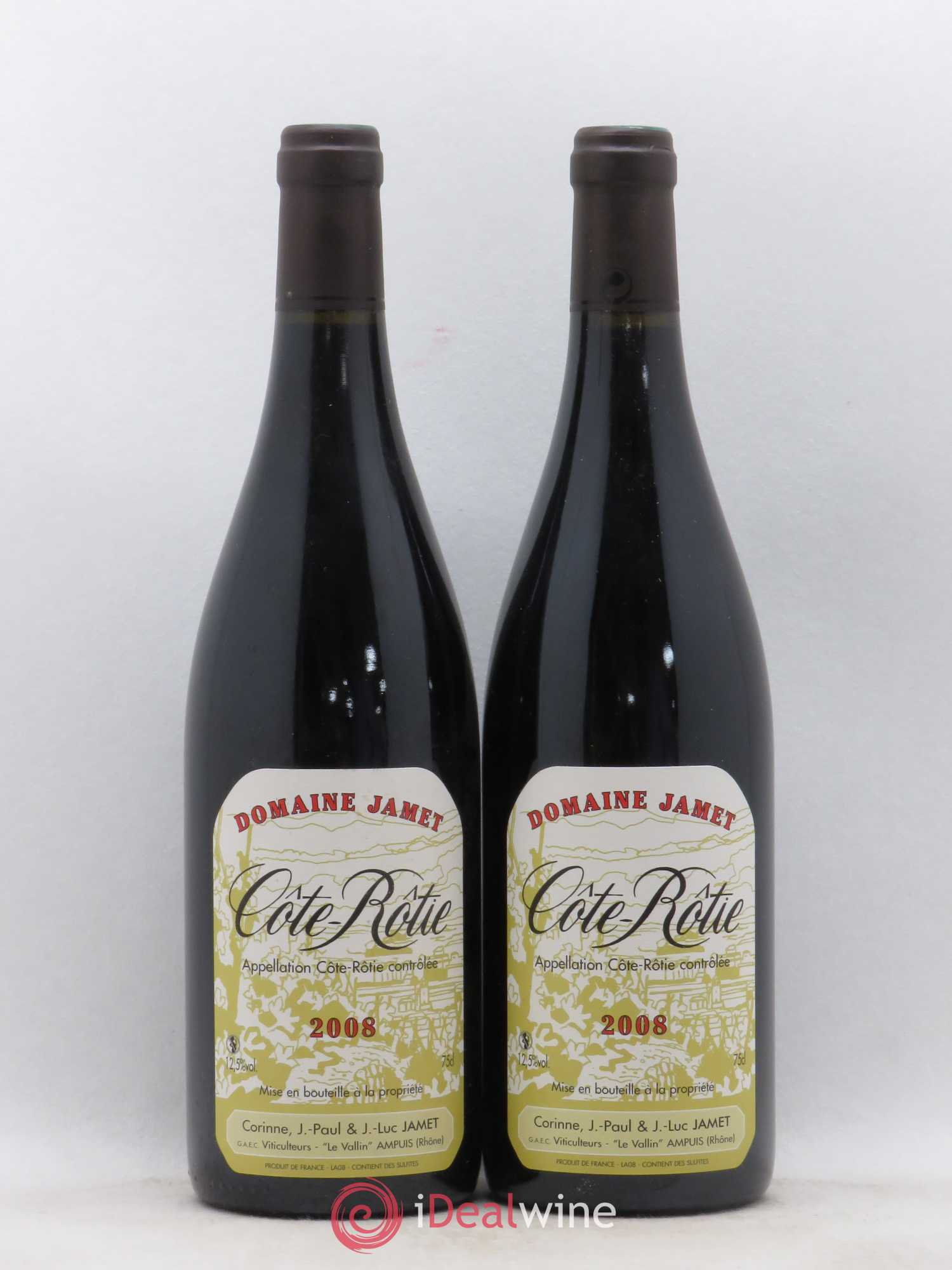 Côte-Rôtie Jamet (Domaine) 2008 - Lot de 2 bouteilles - 0