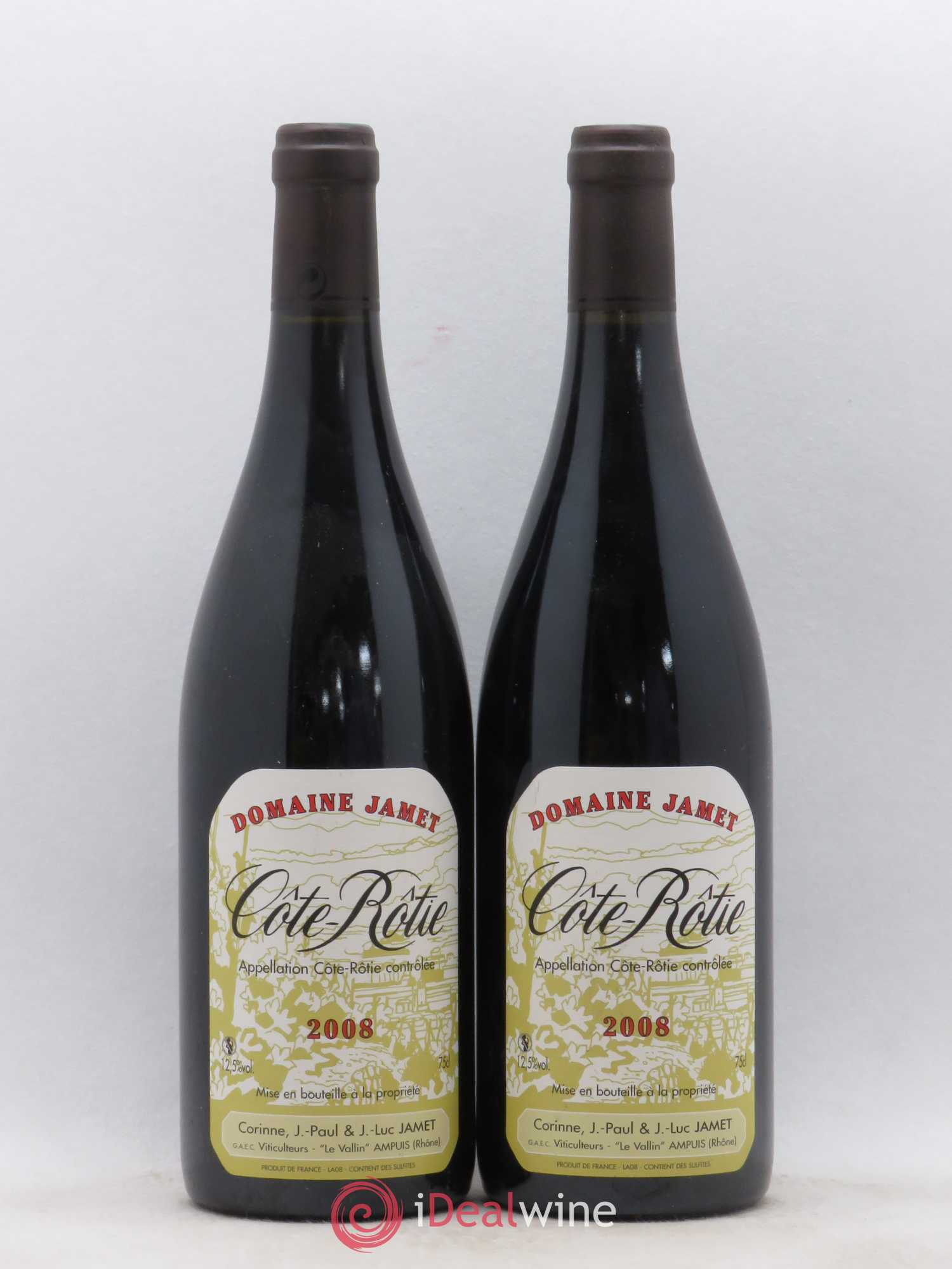 Côte-Rôtie Jamet (Domaine) 2008 - Lot de 2 bouteilles - 0