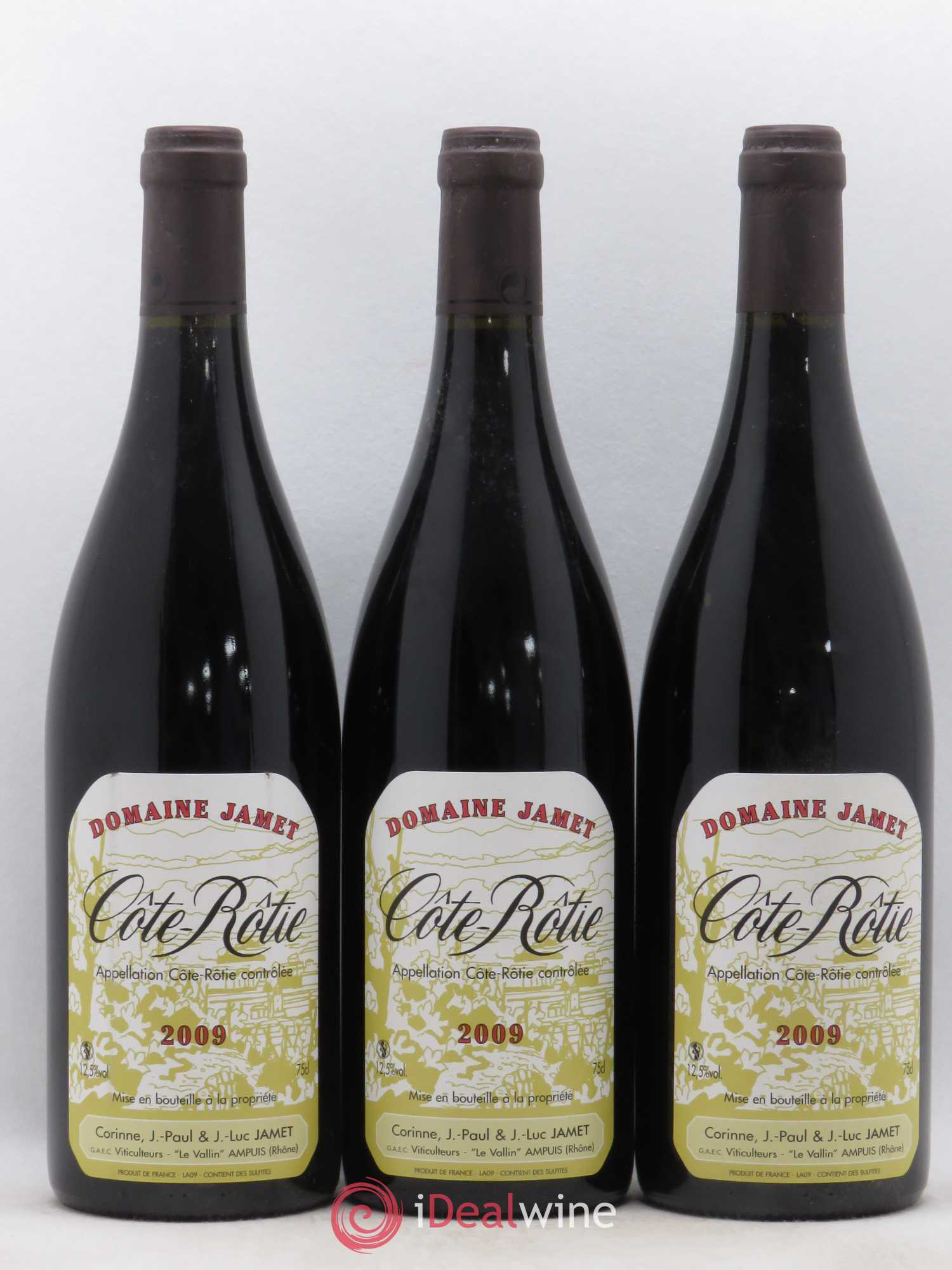 Côte-Rôtie Jamet (Domaine) 2009 - Lot de 3 bouteilles - 0