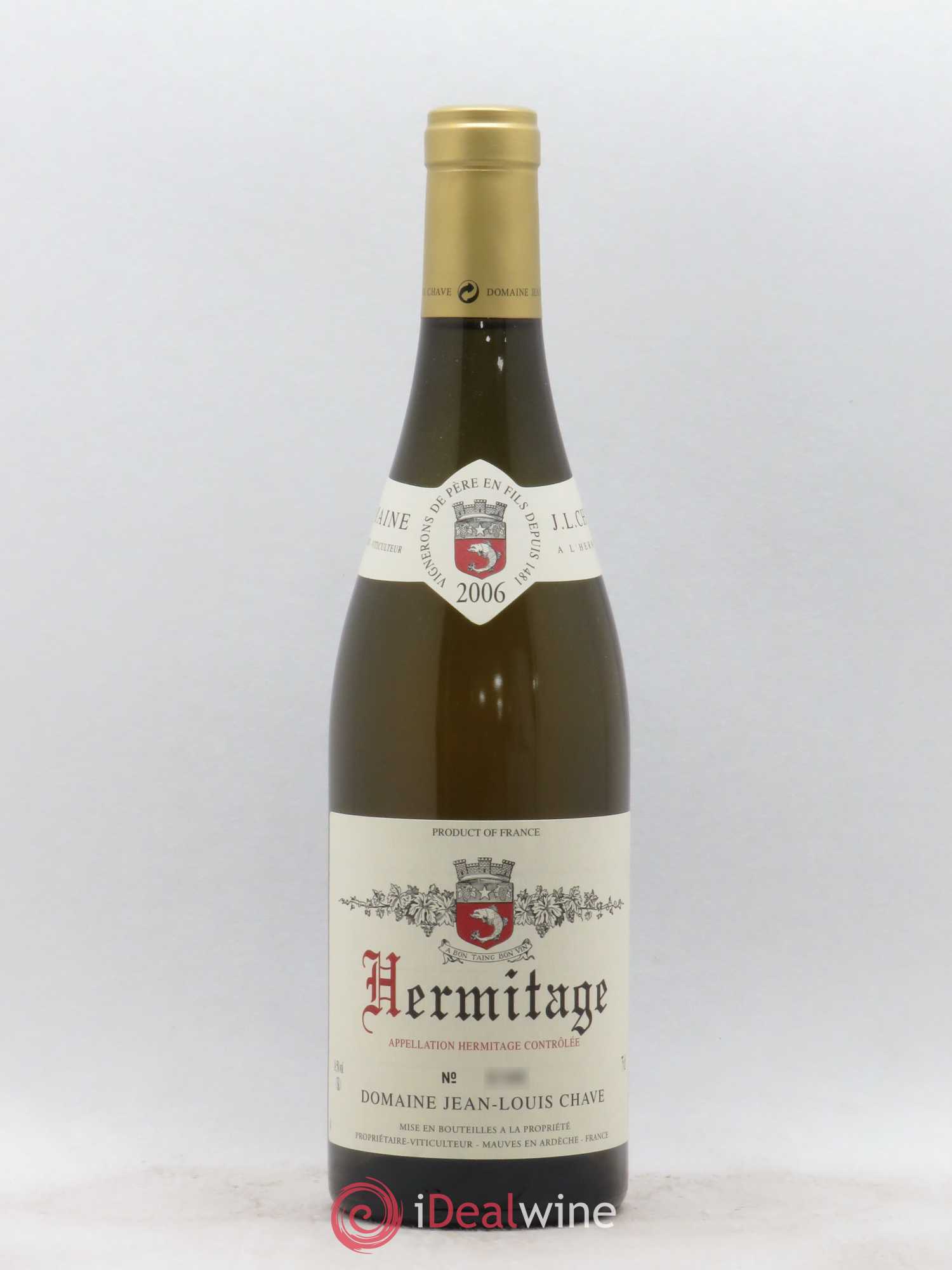 Hermitage Jean-Louis Chave 2006 - Lot de 1 bouteille - 0