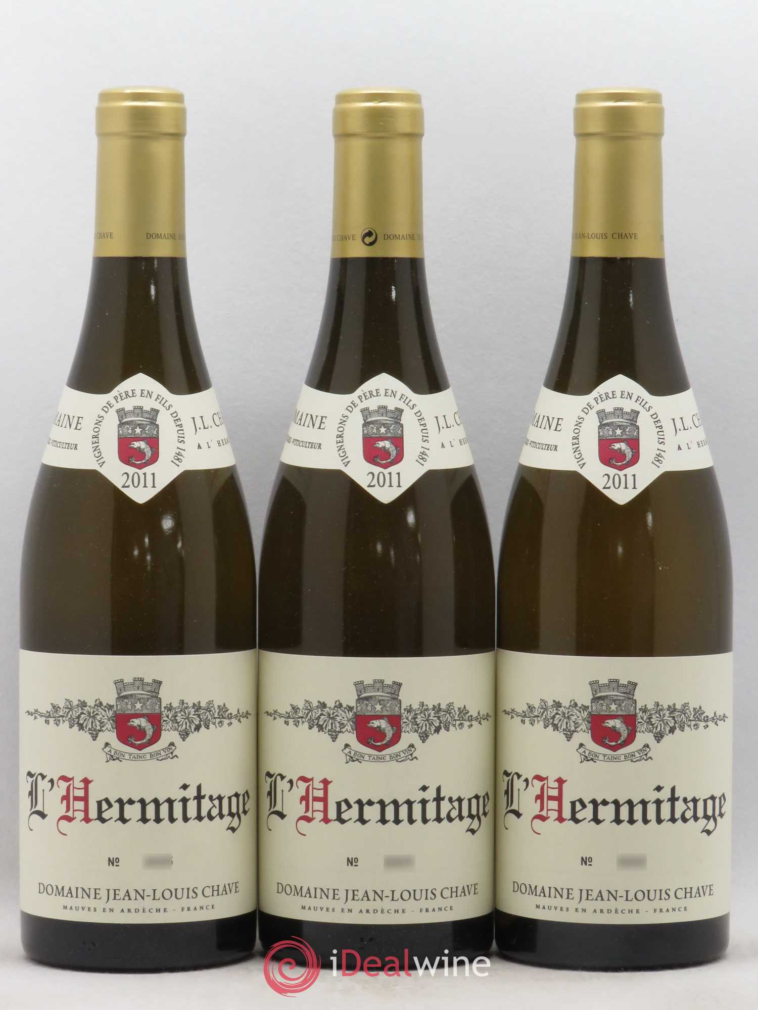 Hermitage Jean-Louis Chave 2011 - Lot de 3 bouteilles - 0