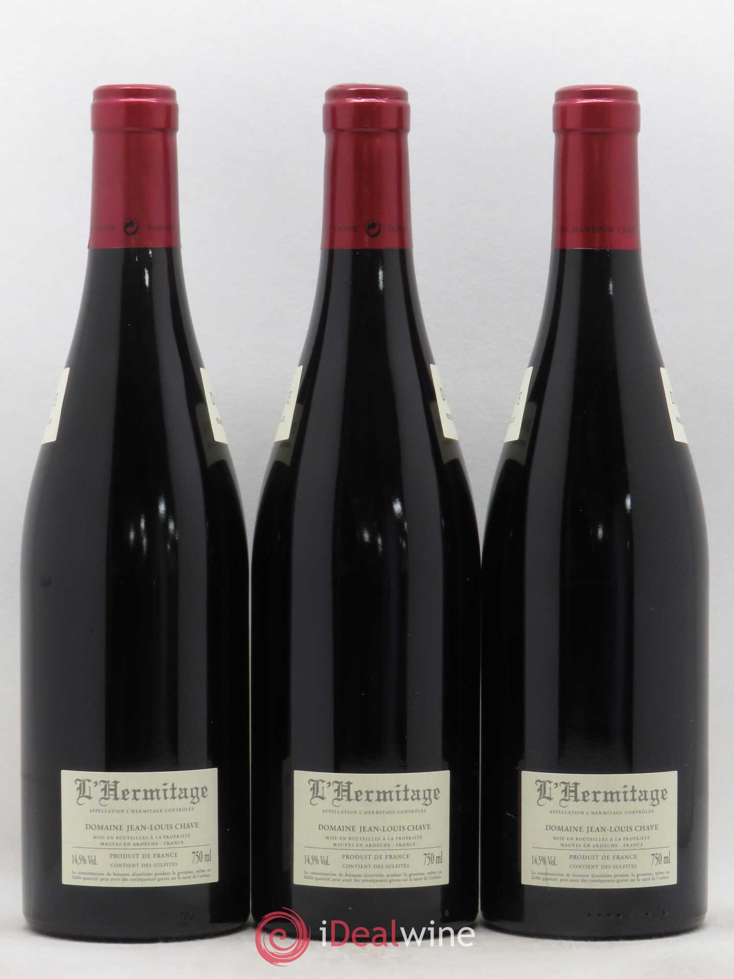 Hermitage Jean-Louis Chave 2011 - Lot de 3 bouteilles - 1