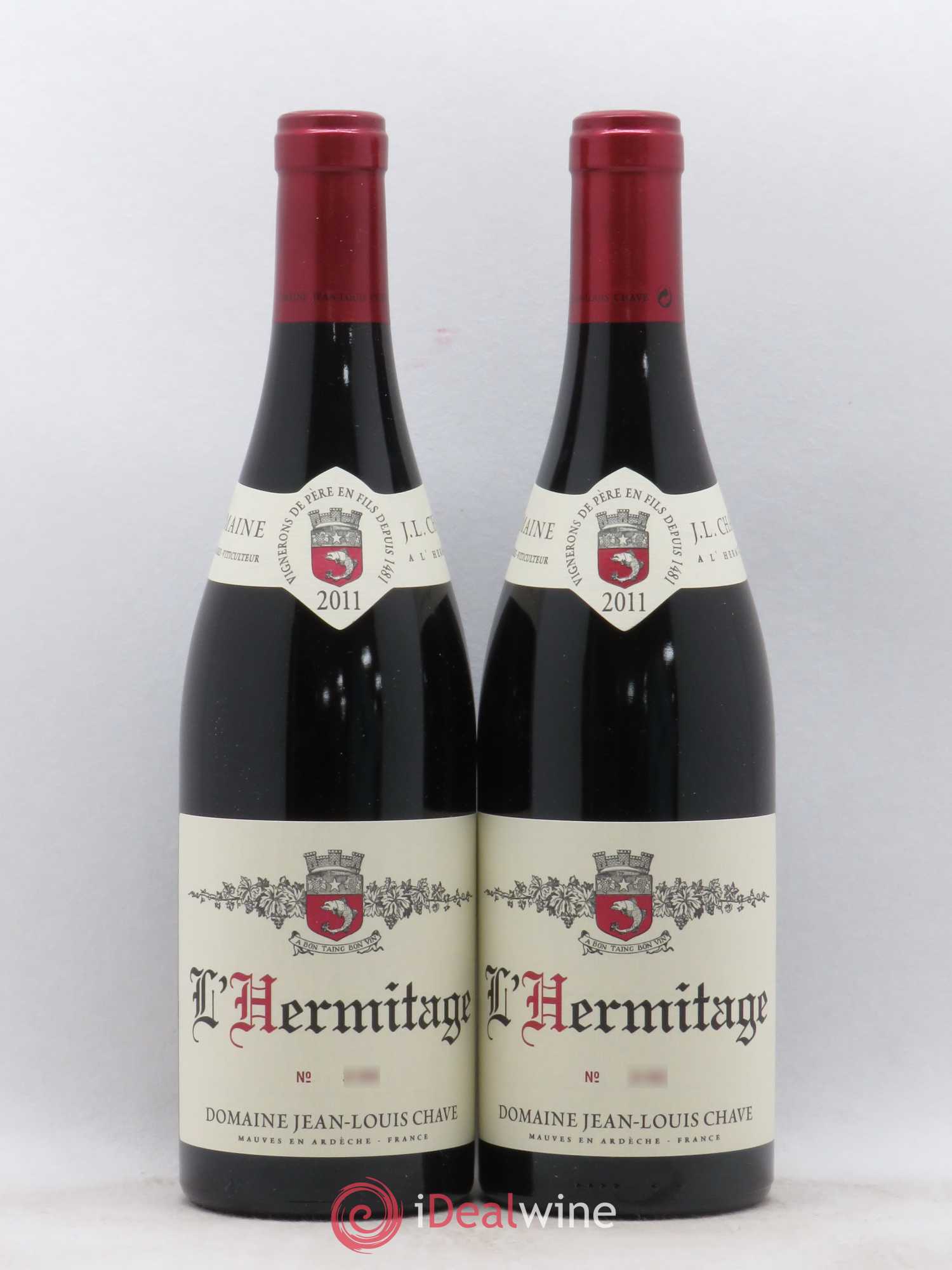 Hermitage Jean-Louis Chave 2011 - Lot de 2 bouteilles - 0