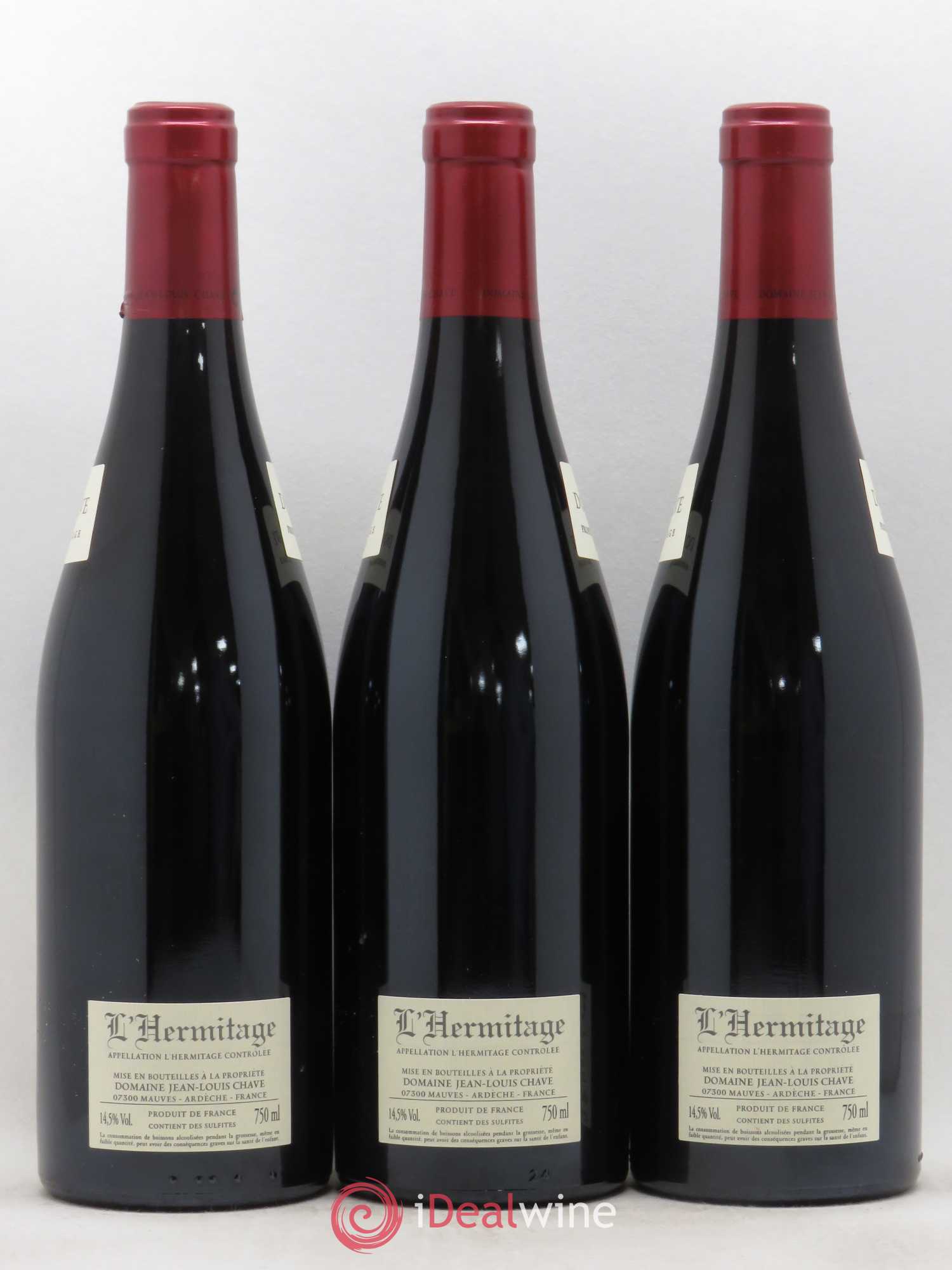 Hermitage Jean-Louis Chave 2013 - Lot de 3 bouteilles - 1