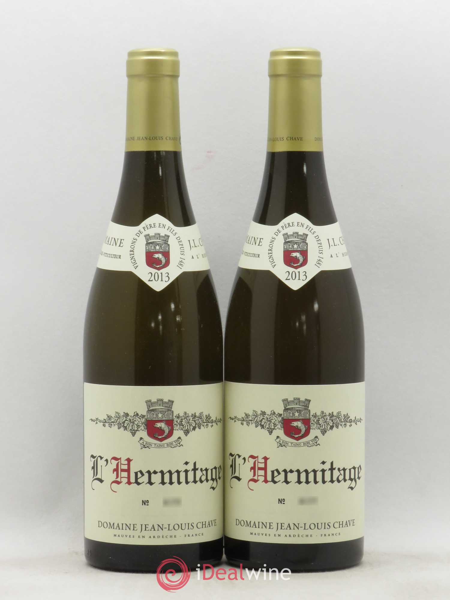 Hermitage Jean-Louis Chave 2013 - Lot de 2 bouteilles - 0