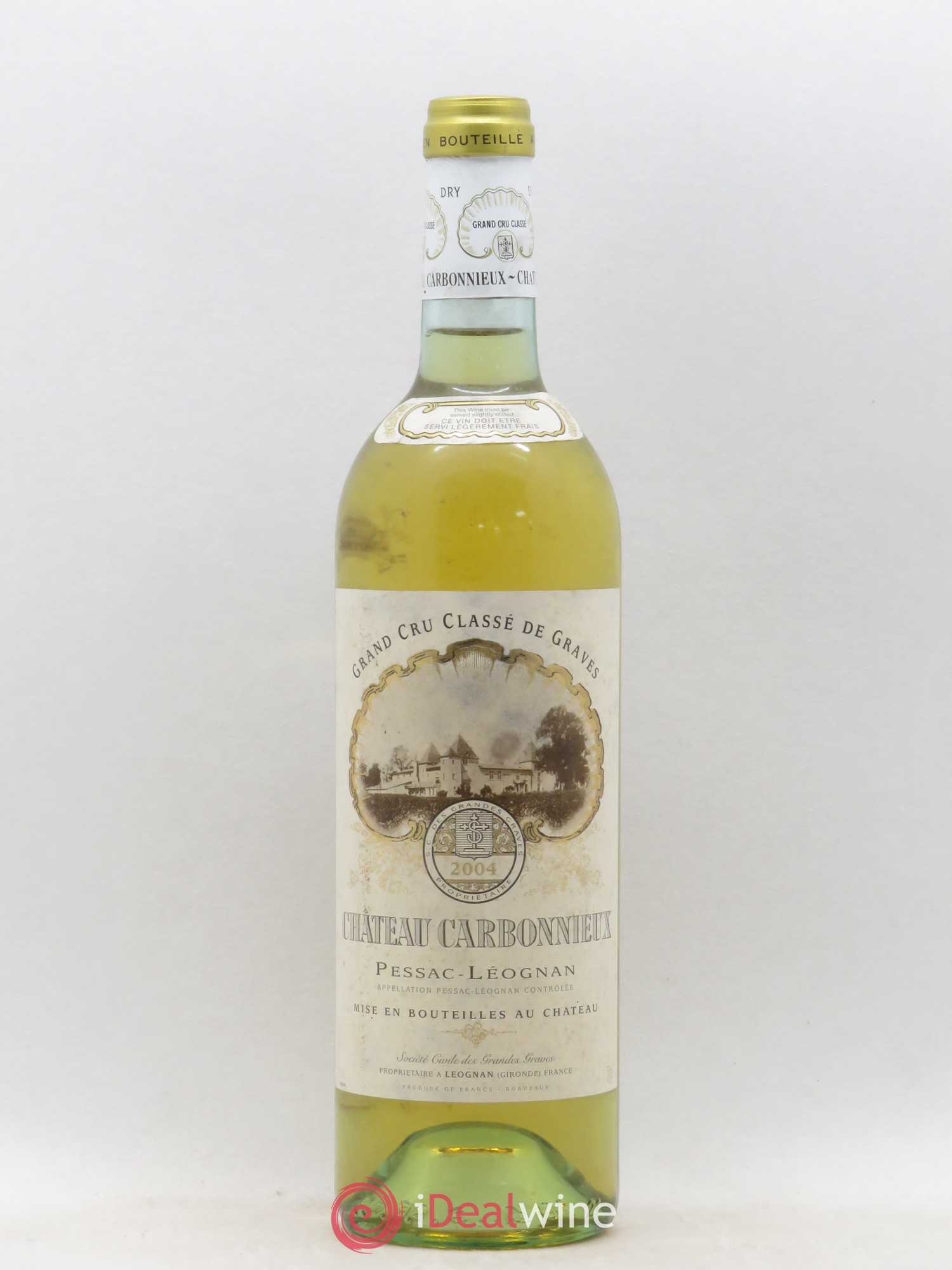Château Carbonnieux Cru Classé de Graves 2004 - Lot de 1 bouteille - 0