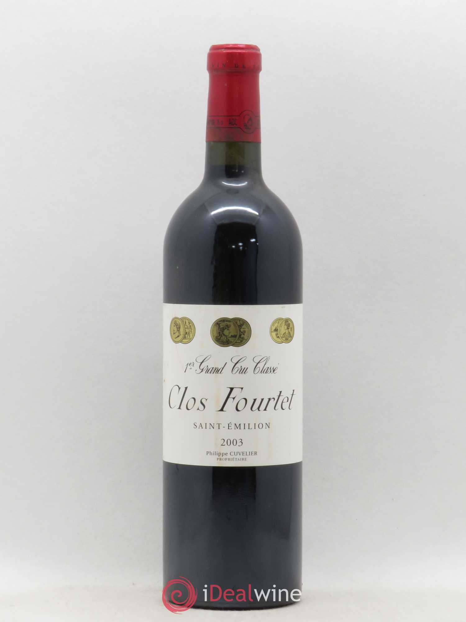 Clos Fourtet 1er Grand Cru Classé B 2003 - Lot de 1 bouteille - 0