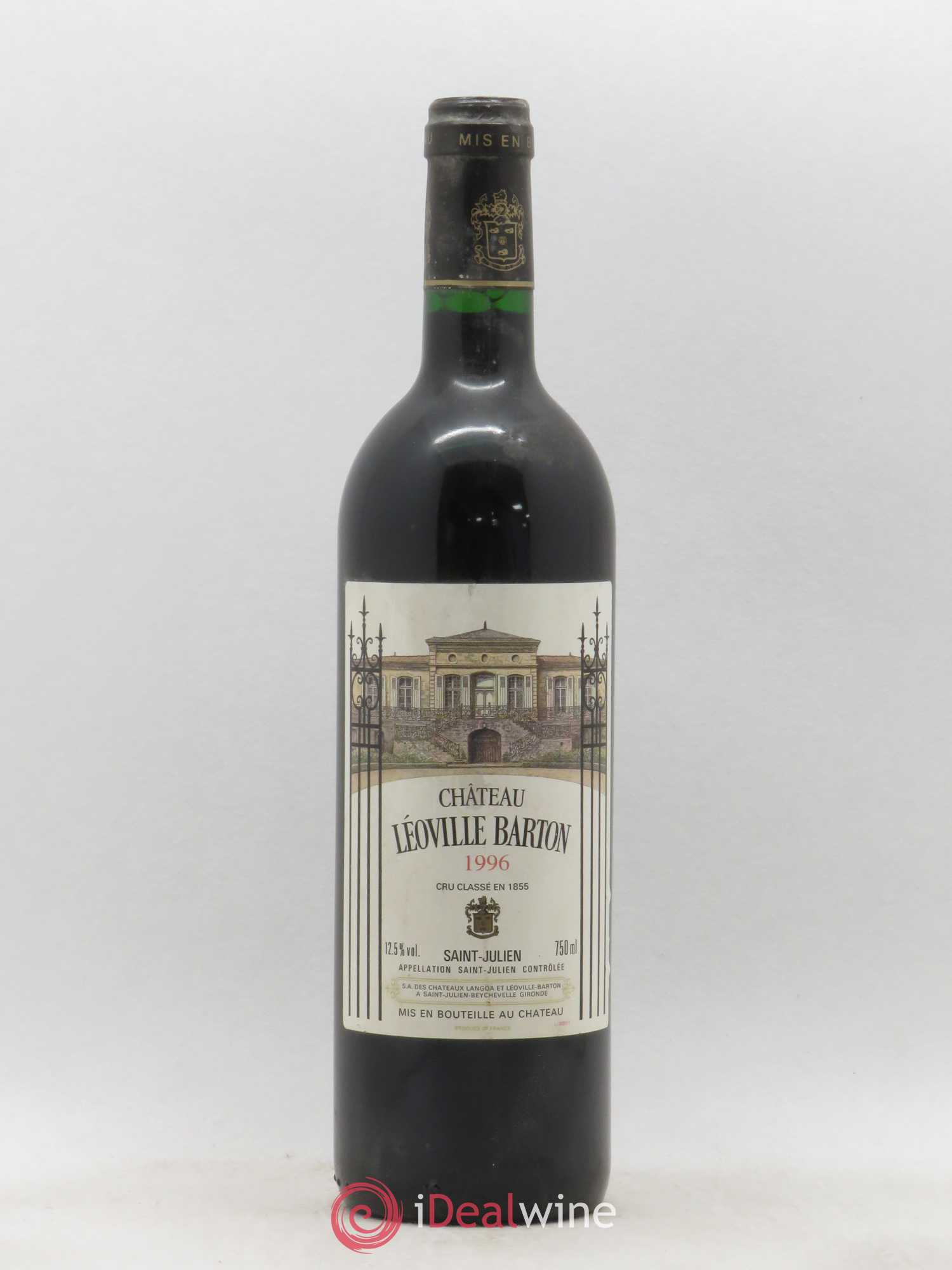 Château Léoville Barton 2ème Grand Cru Classé 1996 - Lot de 1 bouteille - 0