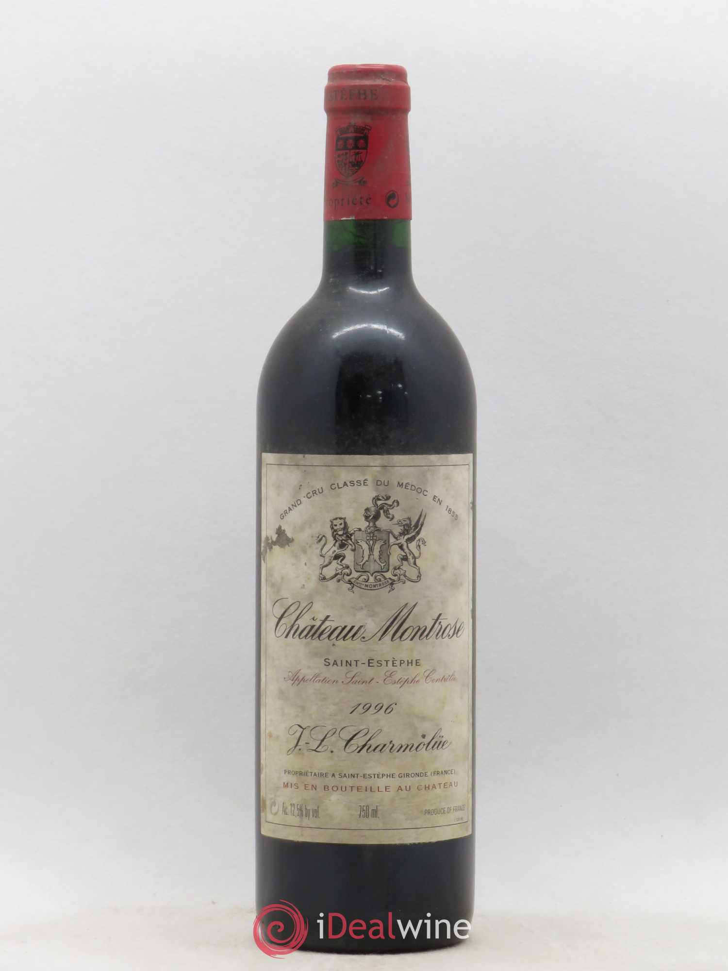 Château Montrose 2ème Grand Cru Classé 1996 - Lot de 1 bouteille - 0