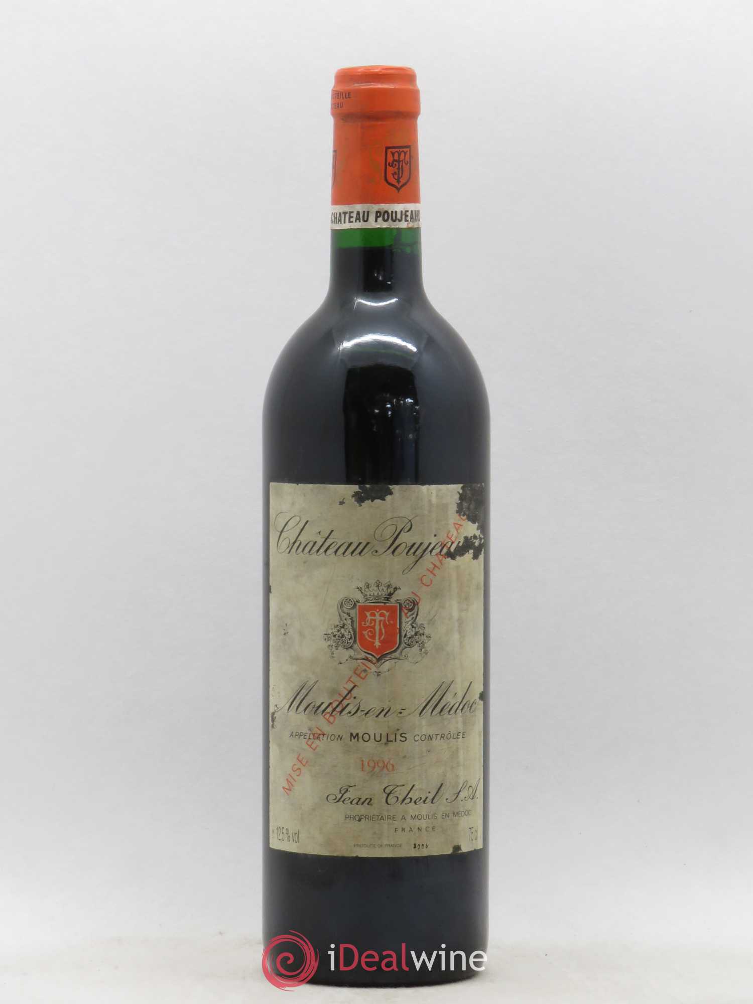 Château Poujeaux 1996 - Lot de 1 bouteille - 0