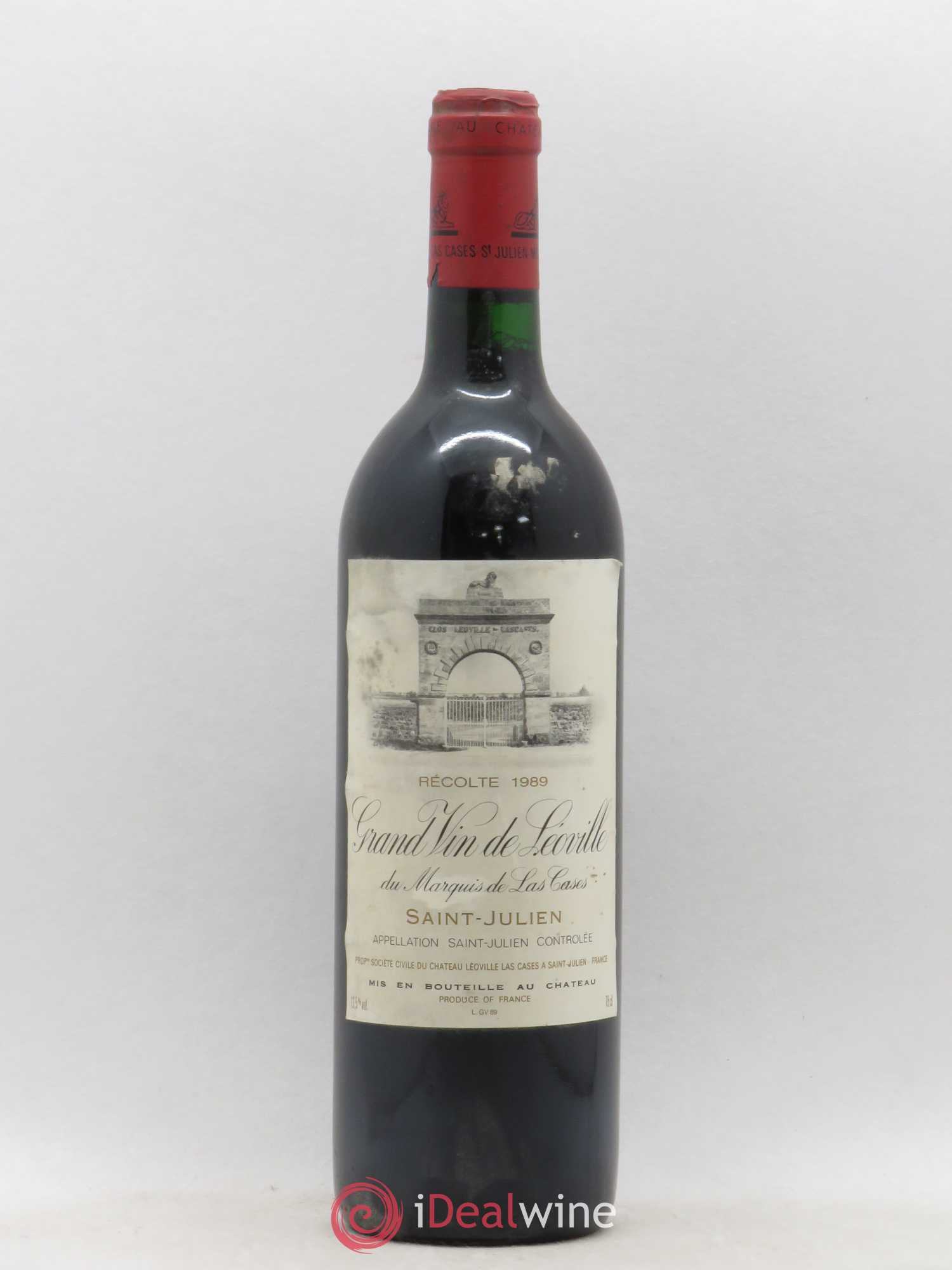 Château Léoville Las Cases 2ème Grand Cru Classé 1989 - Lot de 1 bouteille - 0