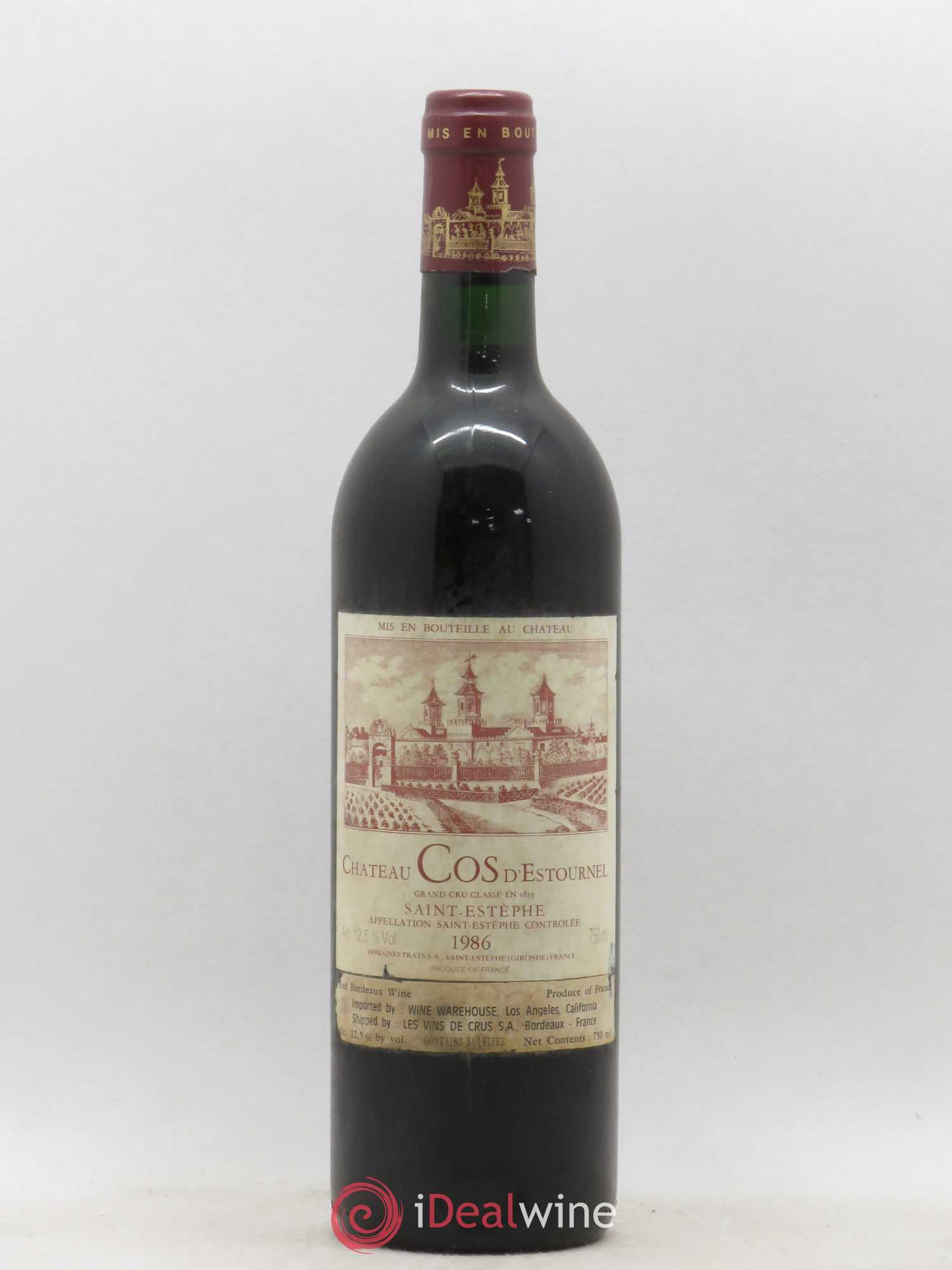Cos d'Estournel 2ème Grand Cru Classé 1986 - Lot de 1 bouteille - 0