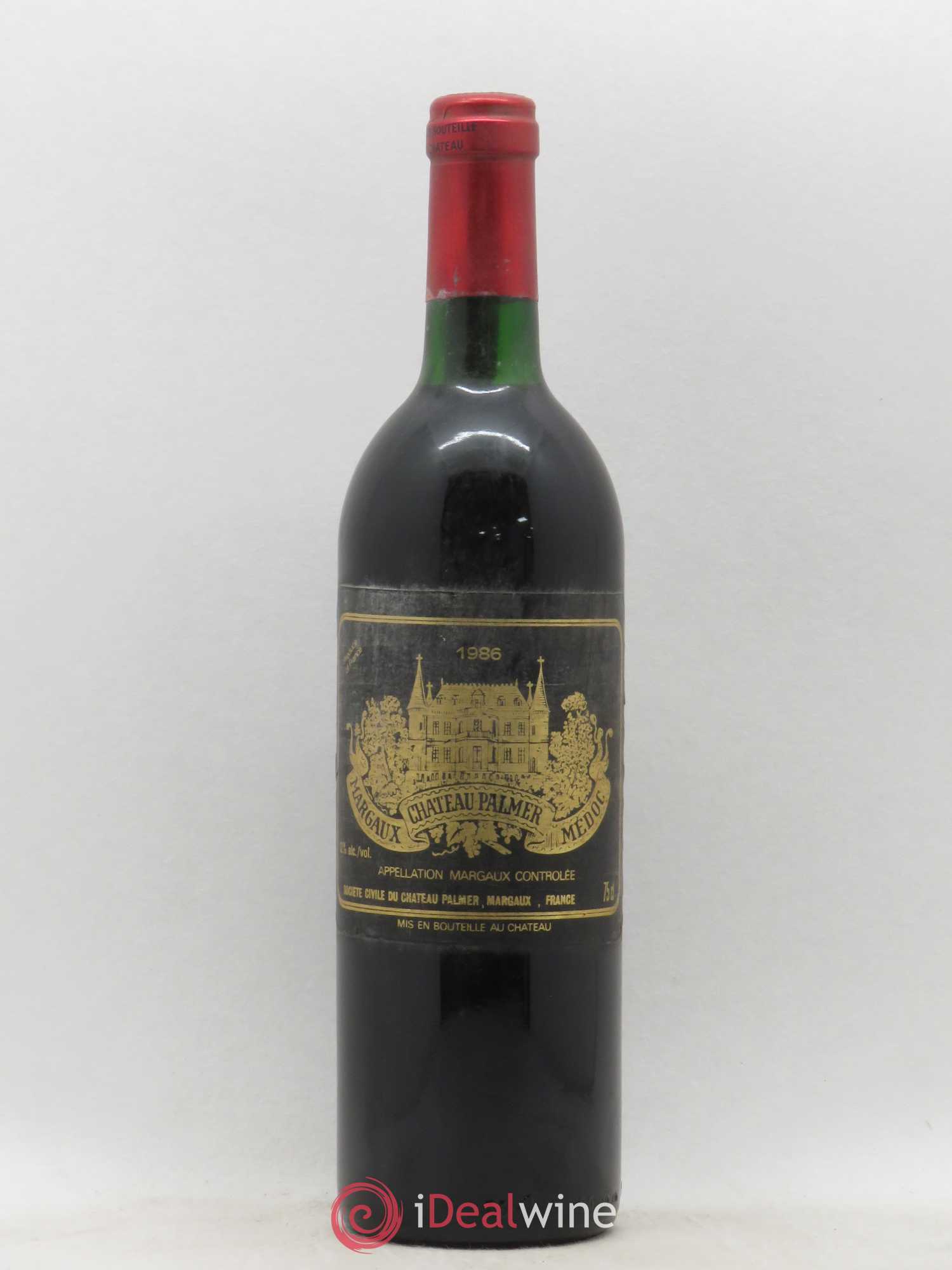 Château Palmer 3ème Grand Cru Classé 1986 - Lot de 1 bouteille - 0