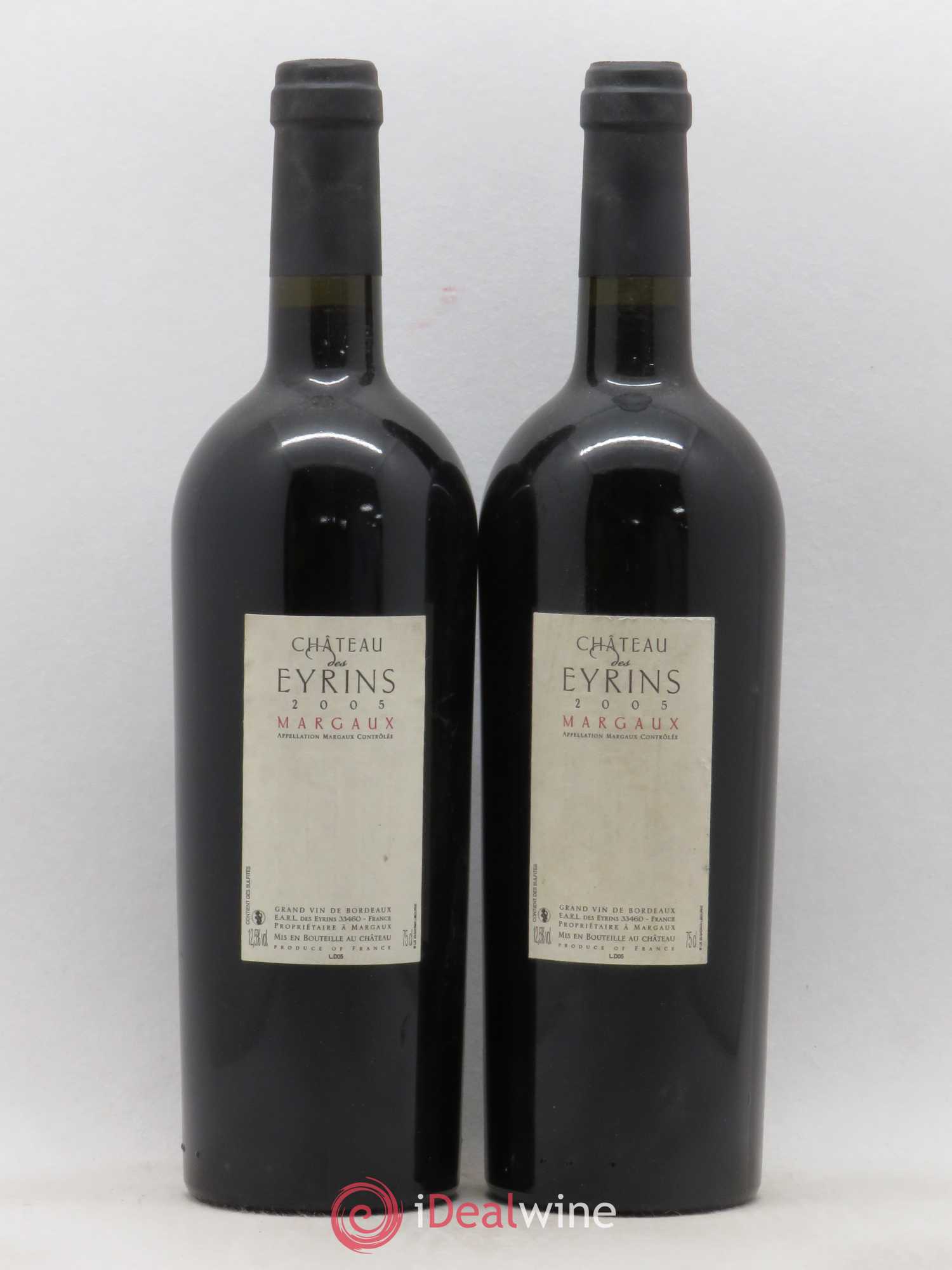 Château des Eyrins 2005 - Lot de 2 bouteilles - 0