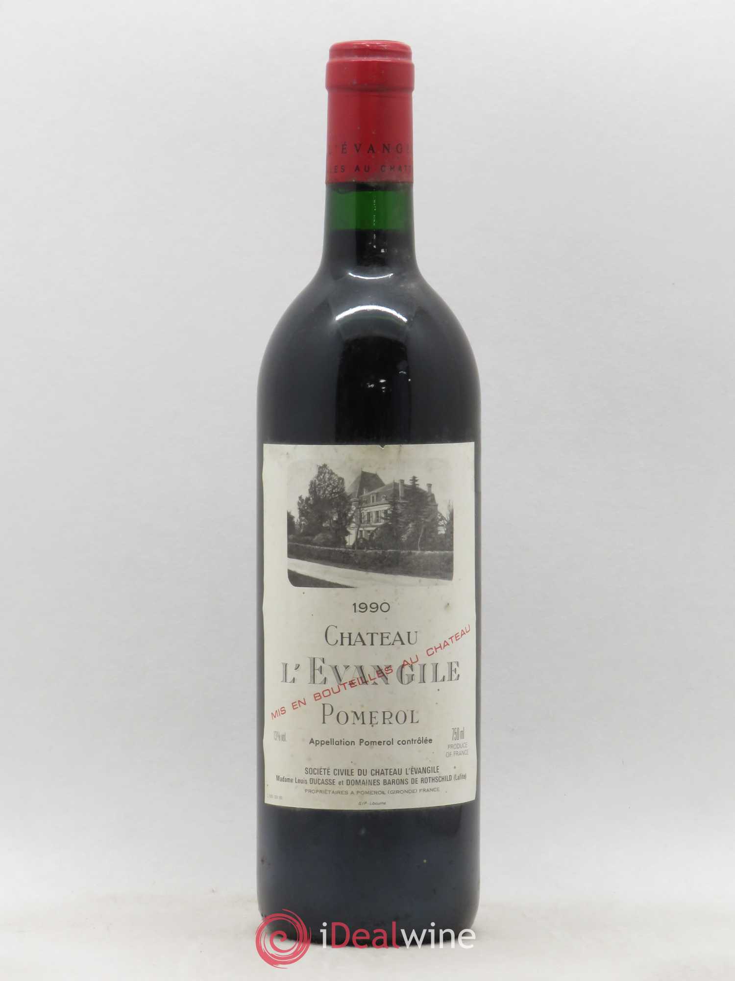 Château l' Évangile 1990 - Lot de 1 bouteille - 0