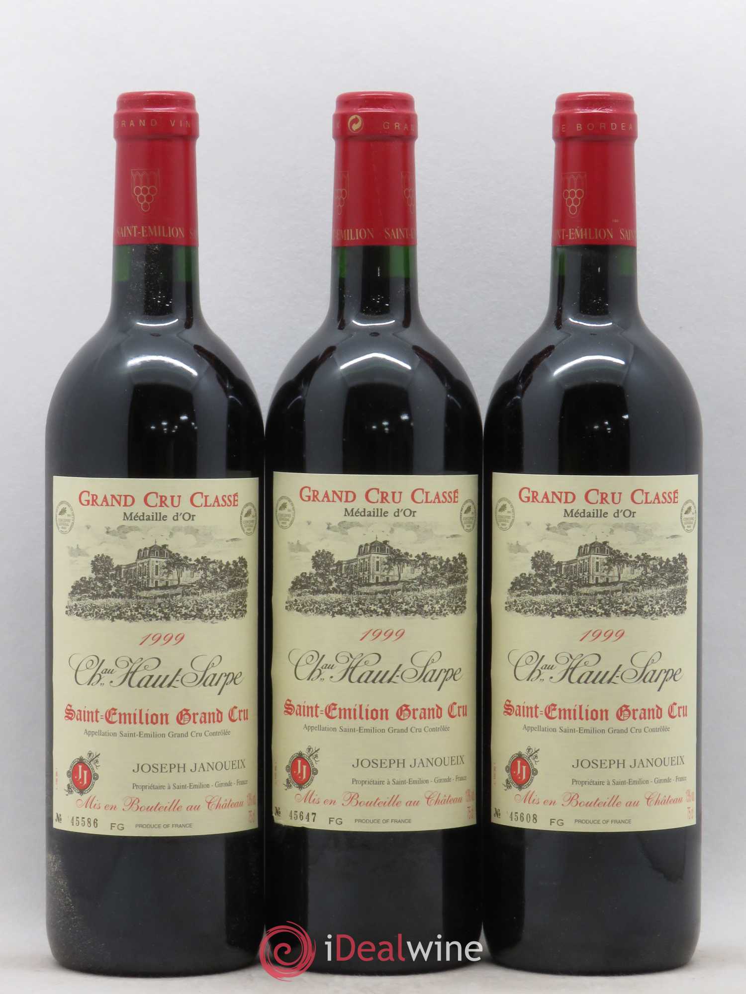 Château Haut Sarpe Grand Cru Classé 1999 - Lot de 12 bouteilles - 3