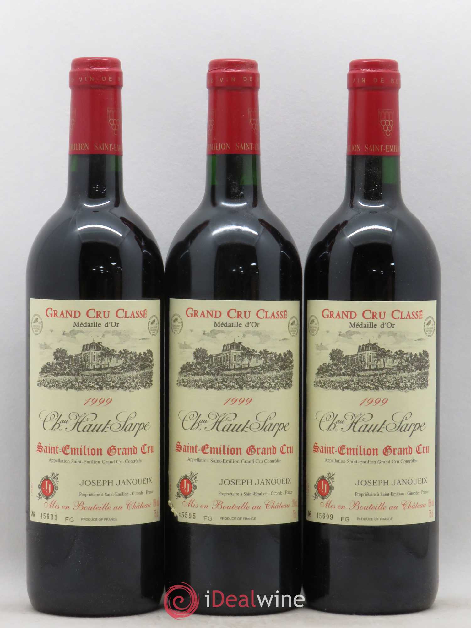 Château Haut Sarpe Grand Cru Classé 1999 - Lot de 12 bouteilles - 4