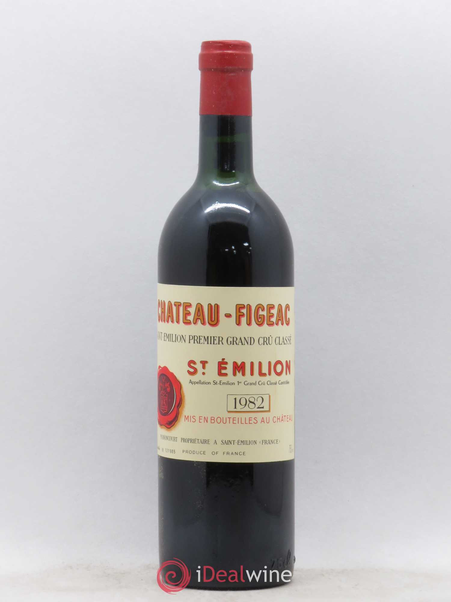 Château Figeac 1er Grand Cru Classé A 1982 - Lot de 1 bouteille - 0