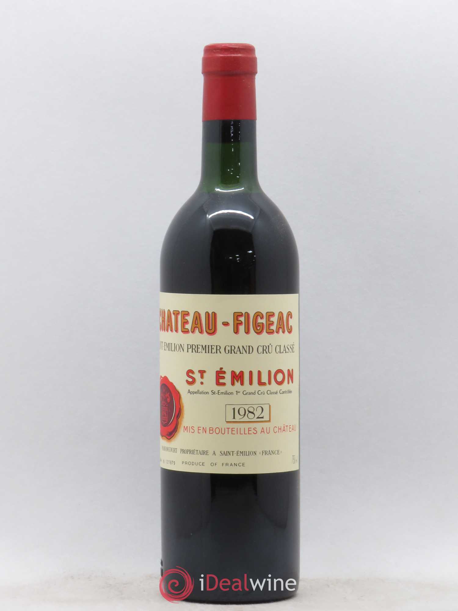 Château Figeac 1er Grand Cru Classé A 1982 - Lot de 1 bouteille - 0