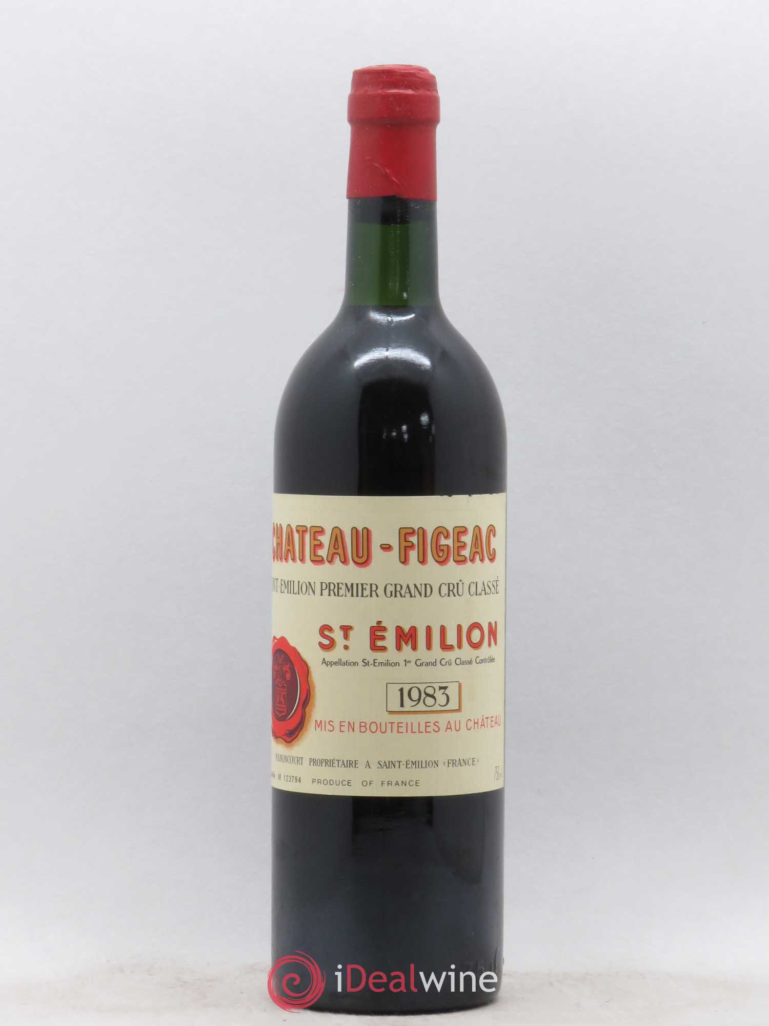 Château Figeac 1er Grand Cru Classé A 1983 - Lot de 1 bouteille - 0