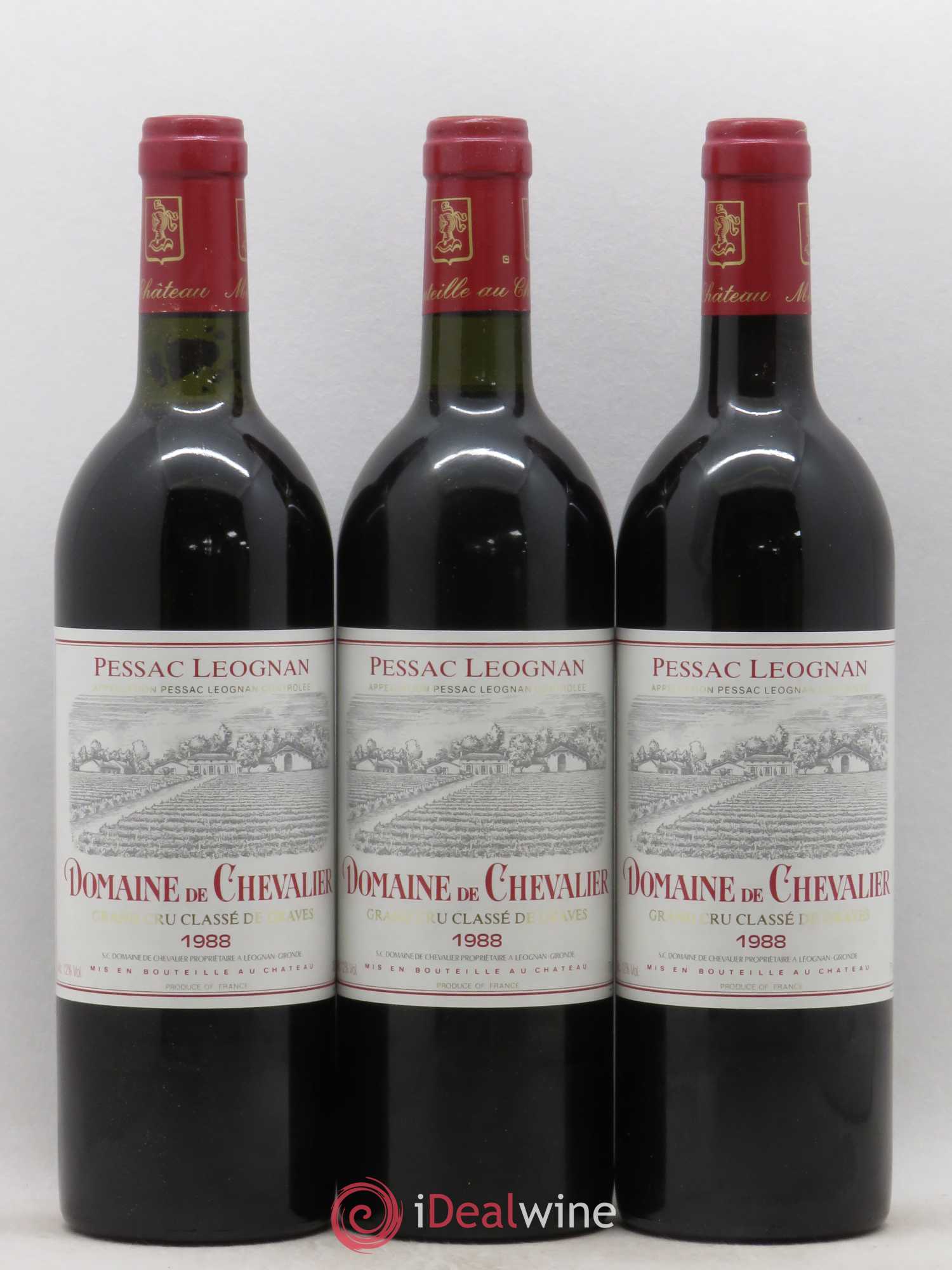 Domaine de Chevalier Cru Classé de Graves 1988 - Lot de 12 bouteilles - 2