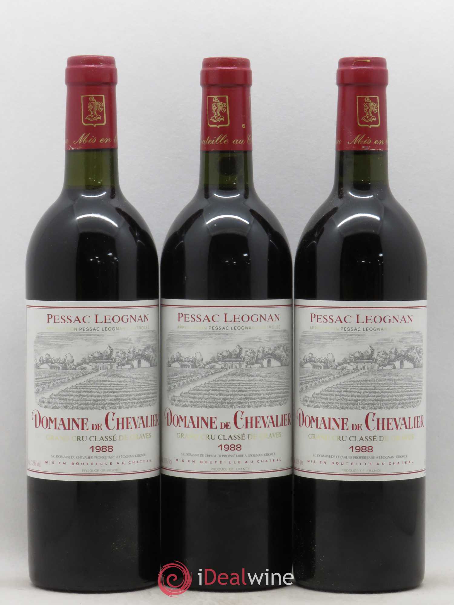 Domaine de Chevalier Cru Classé de Graves 1988 - Lot de 12 bouteilles - 3