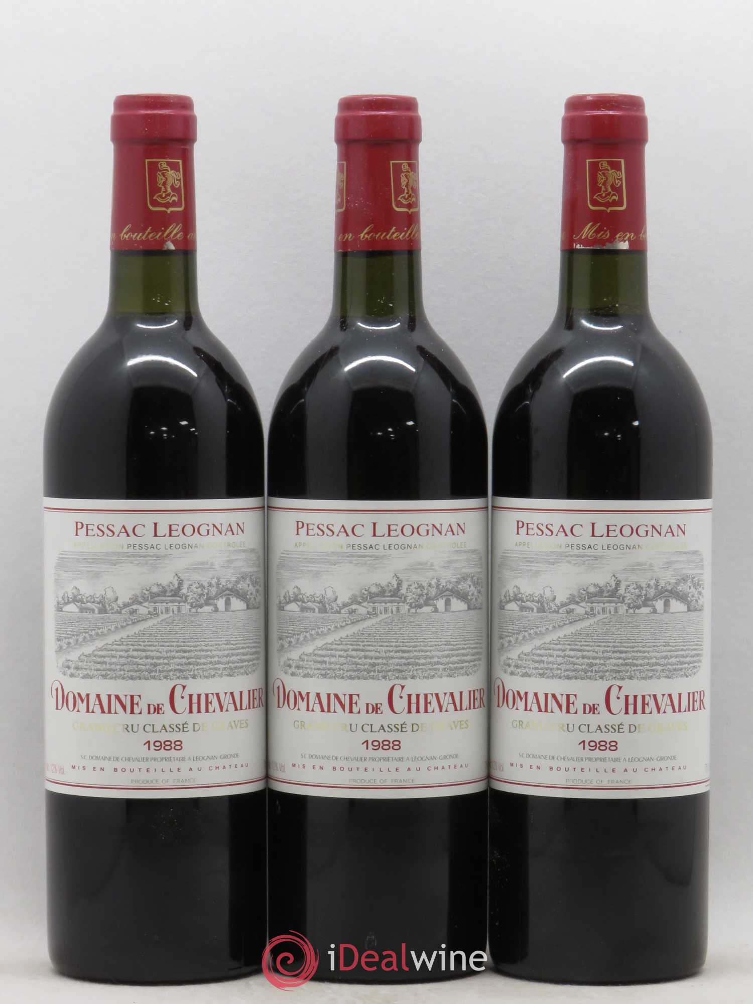 Domaine de Chevalier Cru Classé de Graves 1988 - Lot de 12 bouteilles - 4