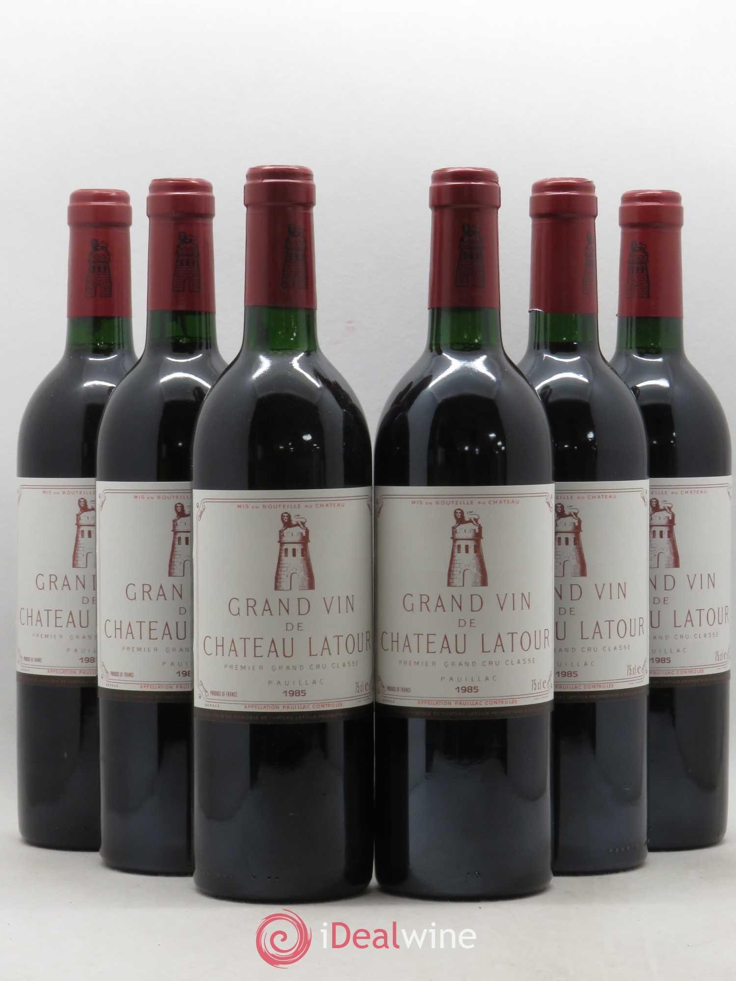 Château Latour 1er Grand Cru Classé 1985 - Lot de 6 bouteilles - 0