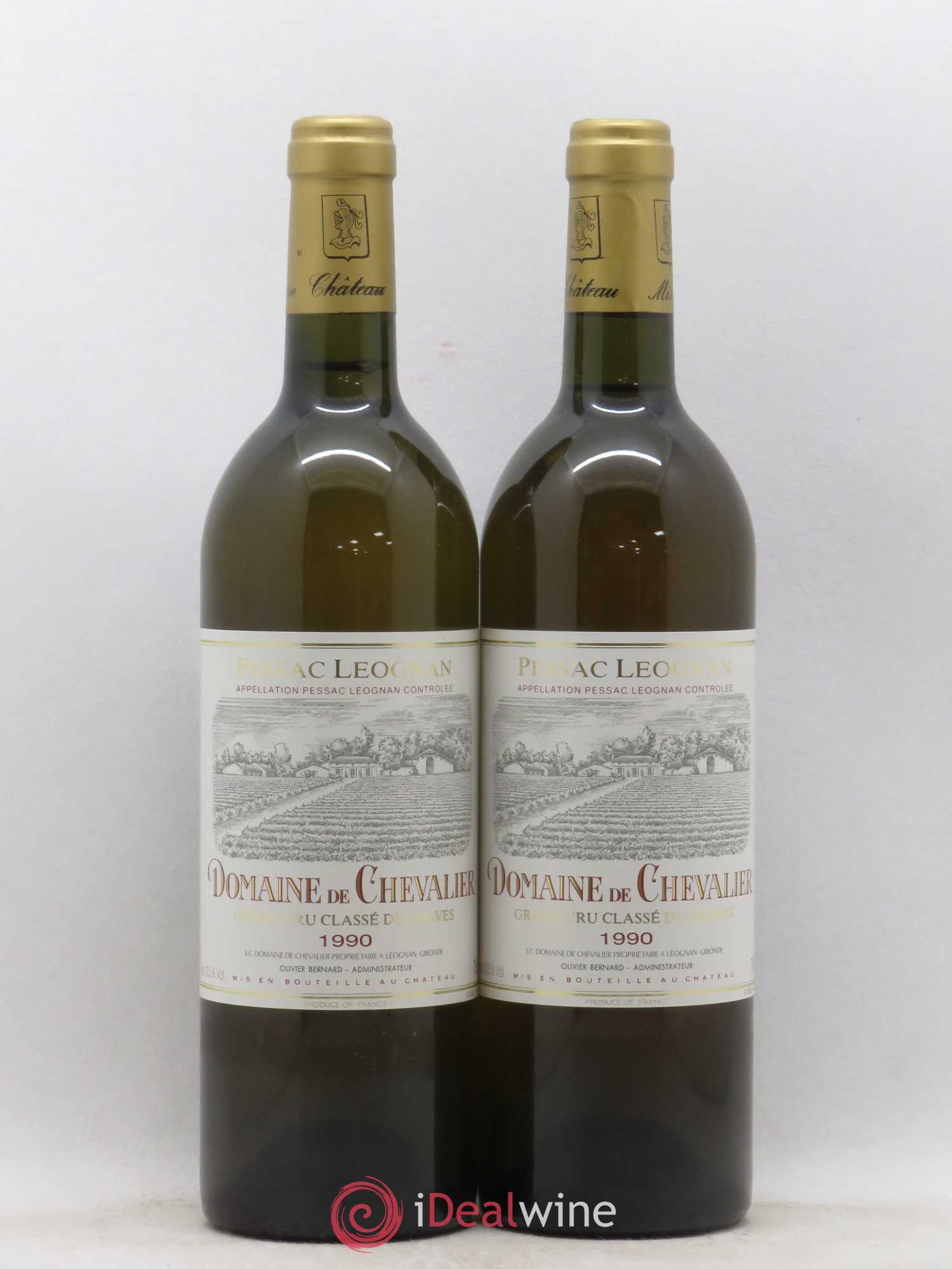 Domaine de Chevalier Cru Classé de Graves 1990 - Lot de 2 bouteilles - 0