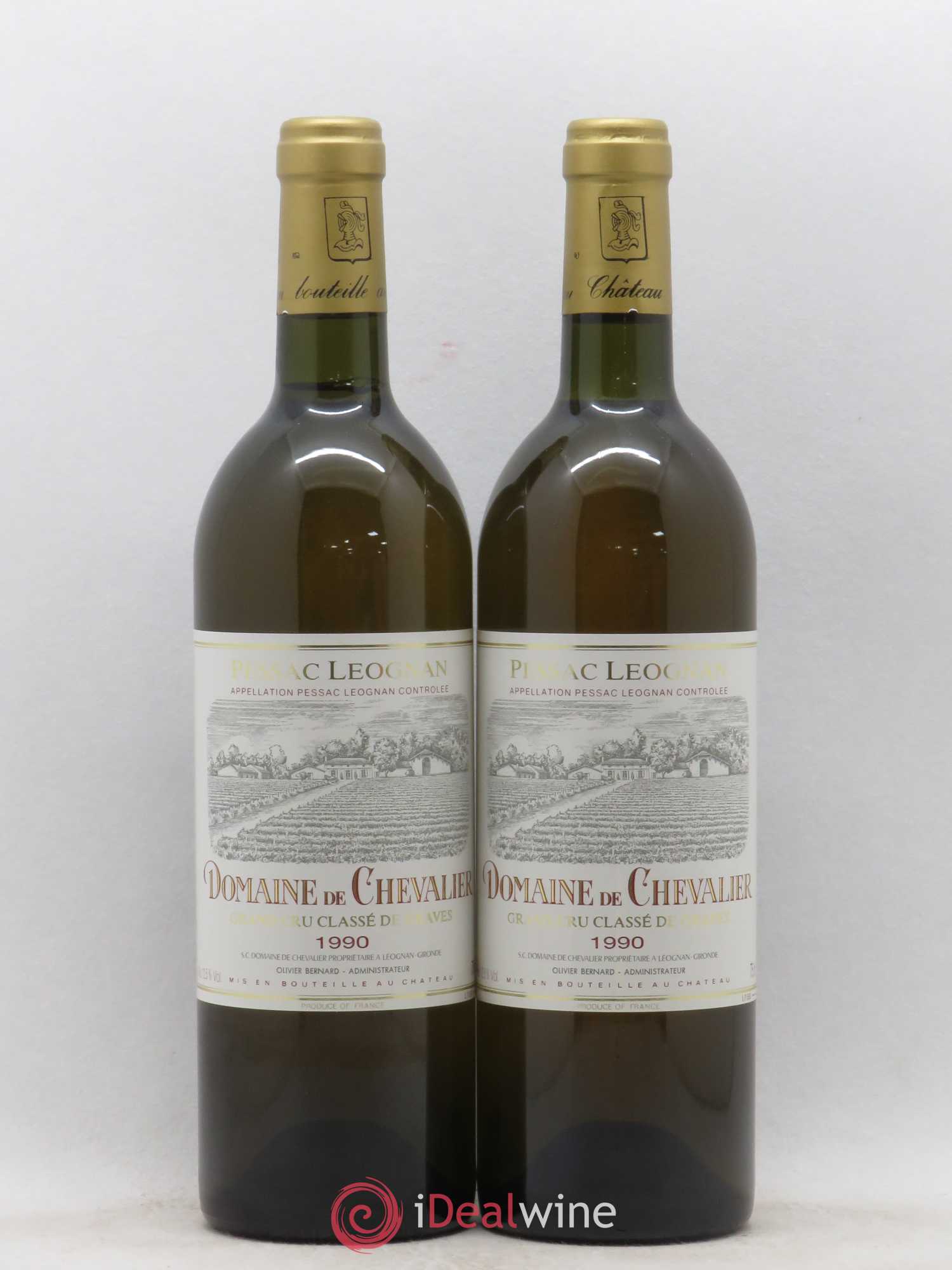 Domaine de Chevalier Cru Classé de Graves 1990 - Lot de 2 bouteilles - 0
