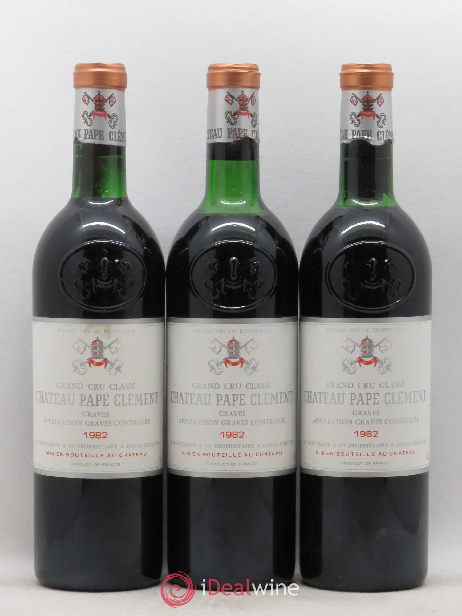 Château Pape Clément Cru Classé de Graves 1982 - Lot de 12 bouteilles - 4