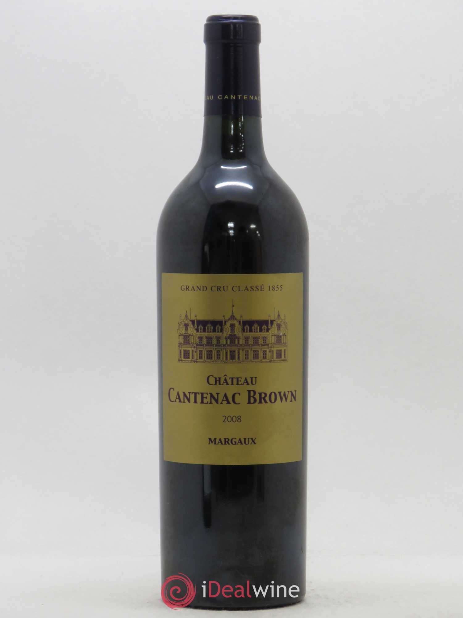 Château Cantenac Brown 3ème Grand Cru Classé 2008 - Lot de 1 bouteille - 0