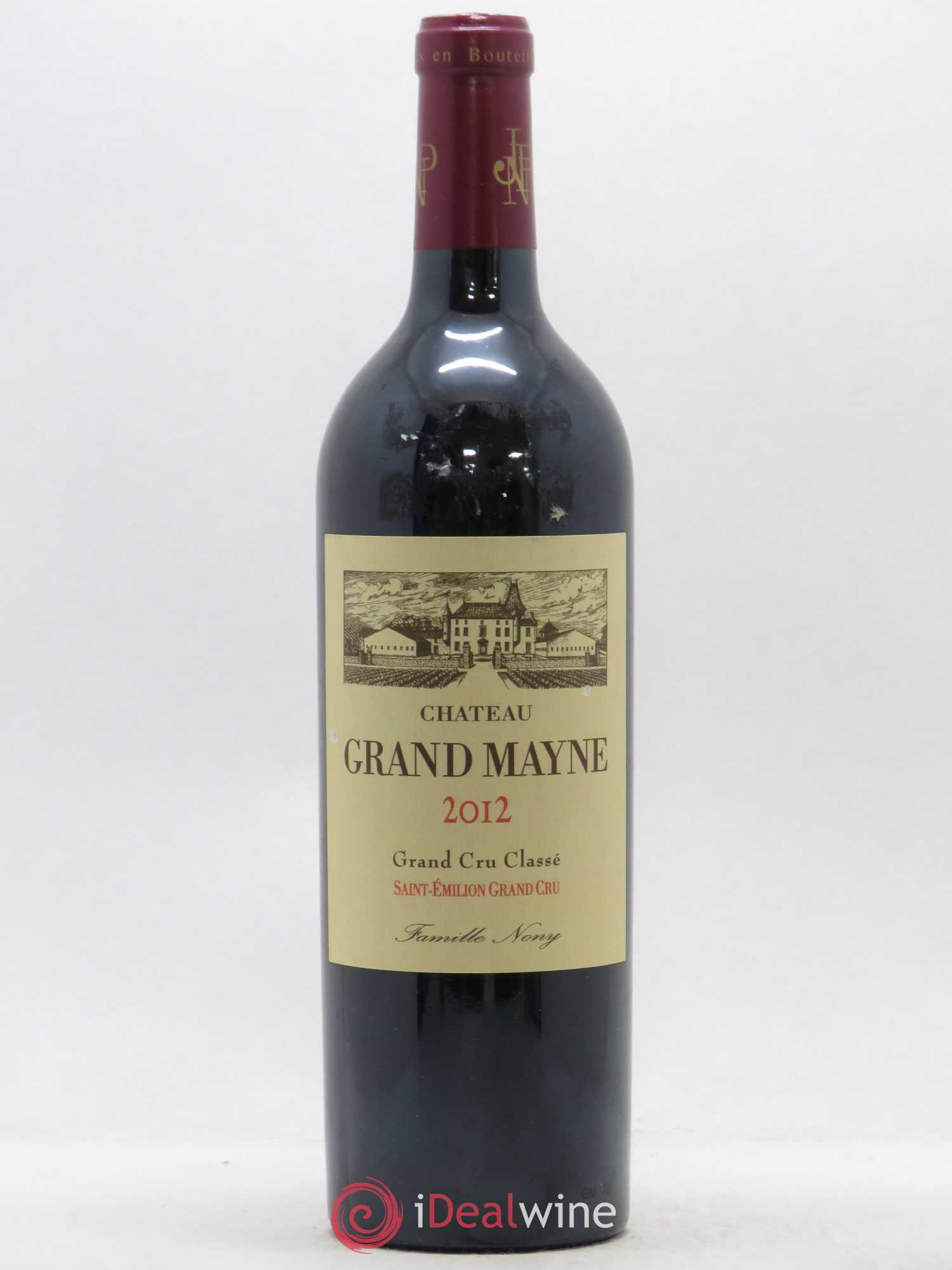 Château Grand Mayne Grand Cru Classé 2012 - Lot de 1 bouteille - 0