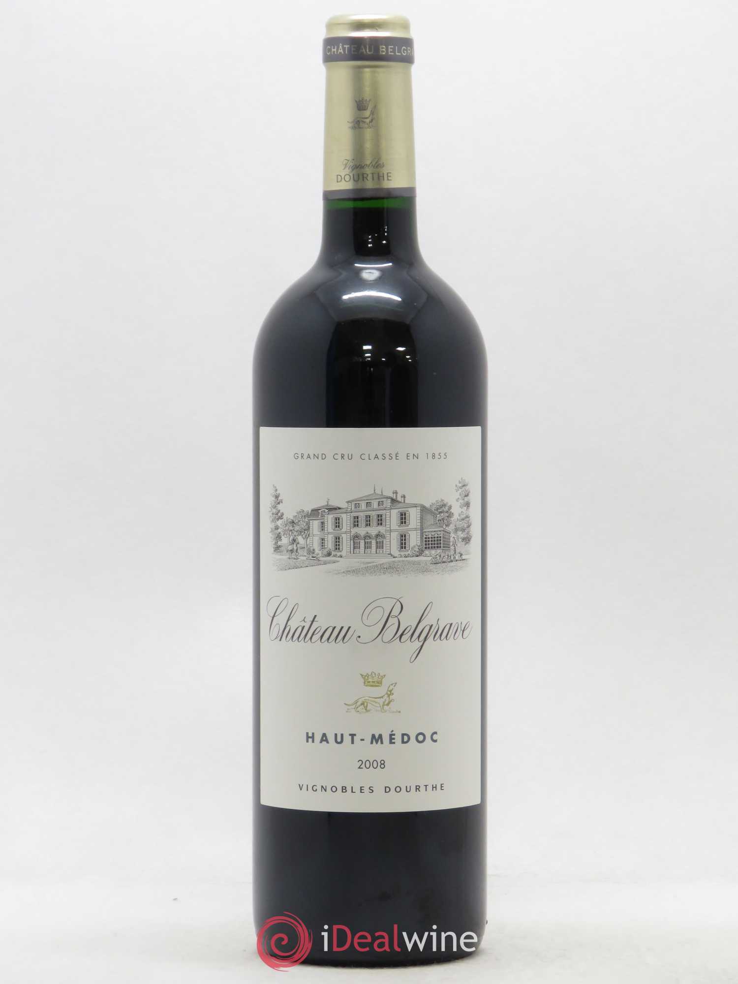Château Belgrave 5ème Grand Cru Classé 2008 - Lot de 1 bouteille - 0