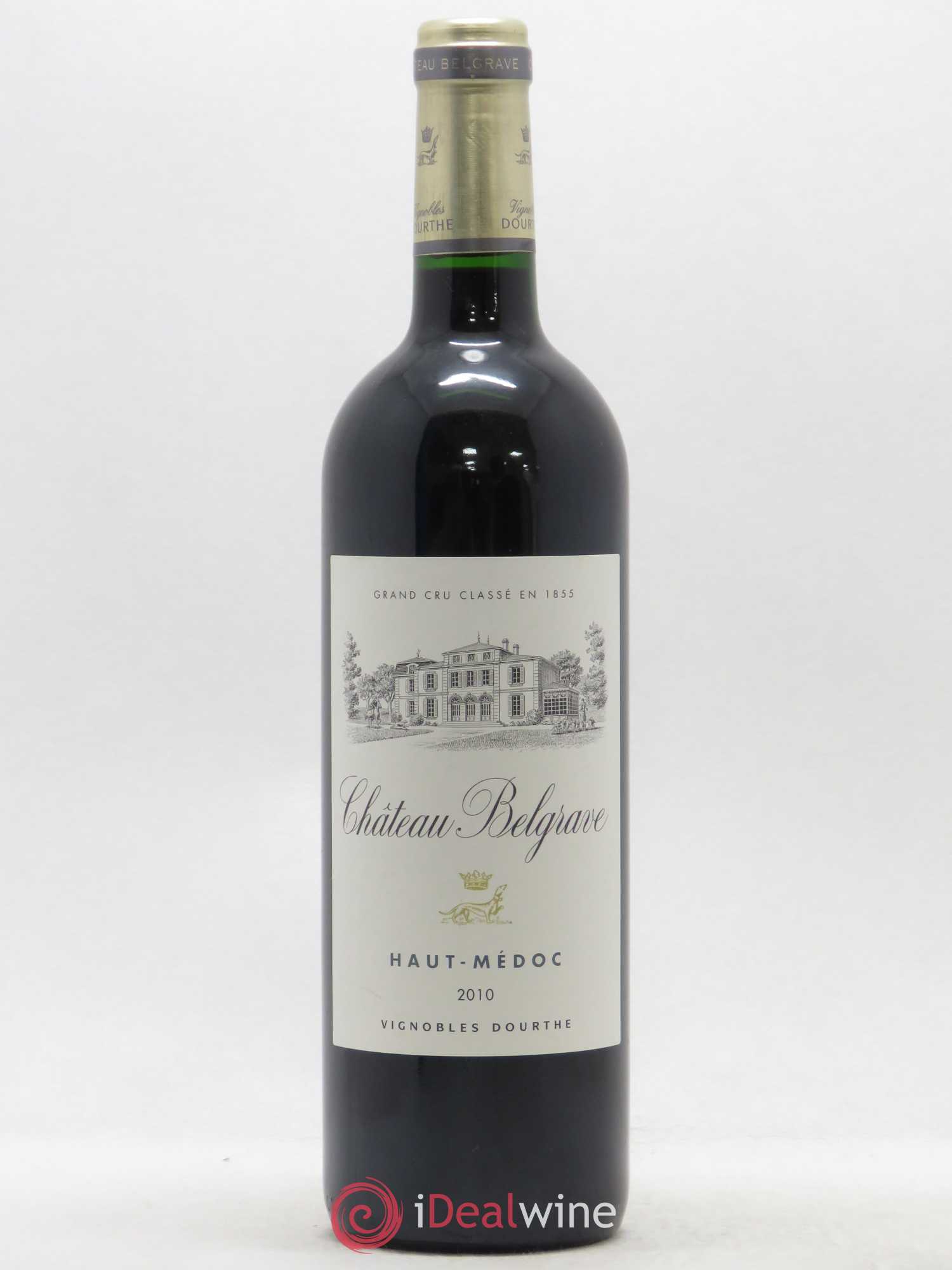 Château Belgrave 5ème Grand Cru Classé 2010 - Lot de 1 bouteille - 0