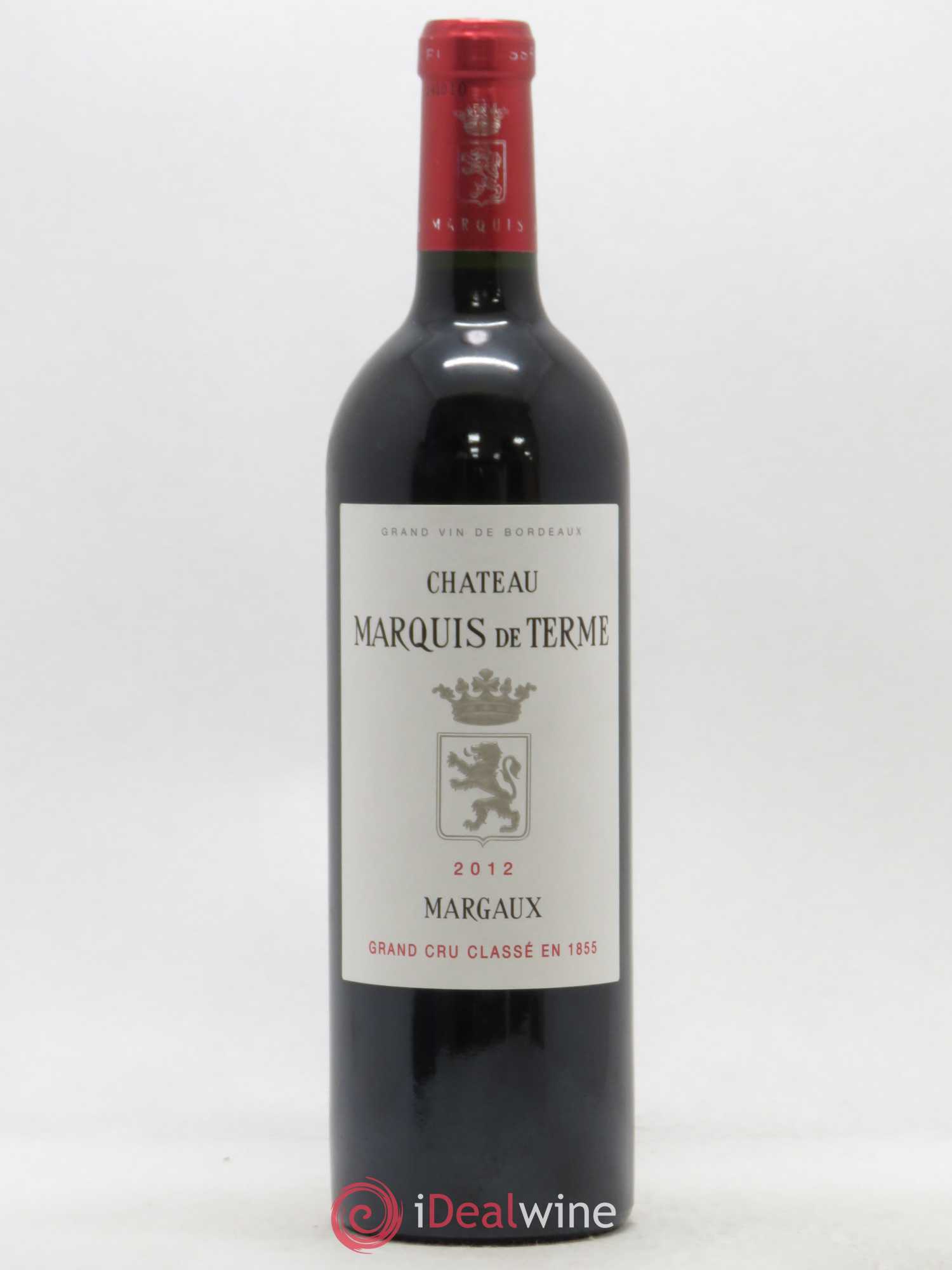 Château Marquis de Terme 4ème Grand Cru Classé 2012 - Lot de 1 bouteille - 0