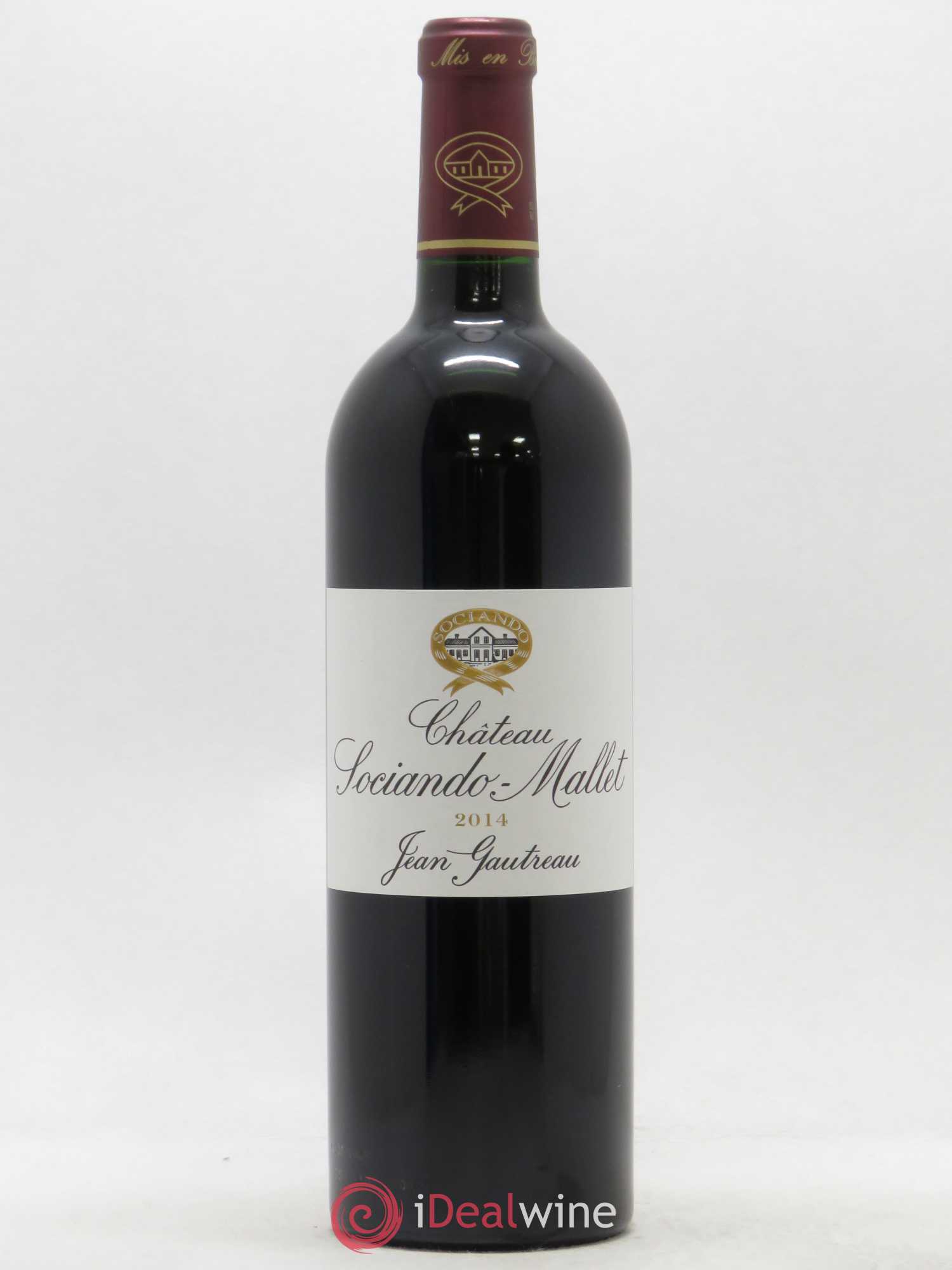 Château Sociando Mallet 2014 - Lot de 1 bouteille - 0