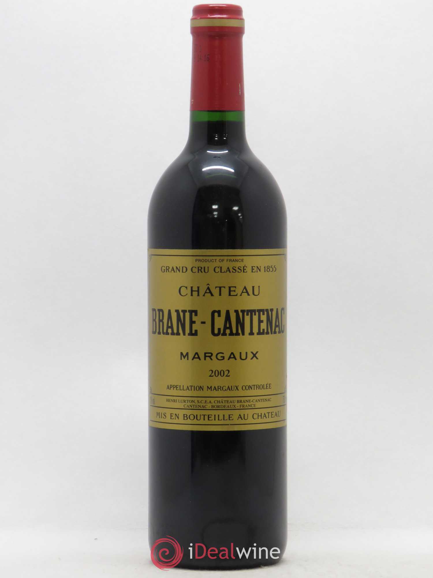 Château Brane Cantenac 2ème Grand Cru Classé 2002 - Lot de 1 bouteille - 0