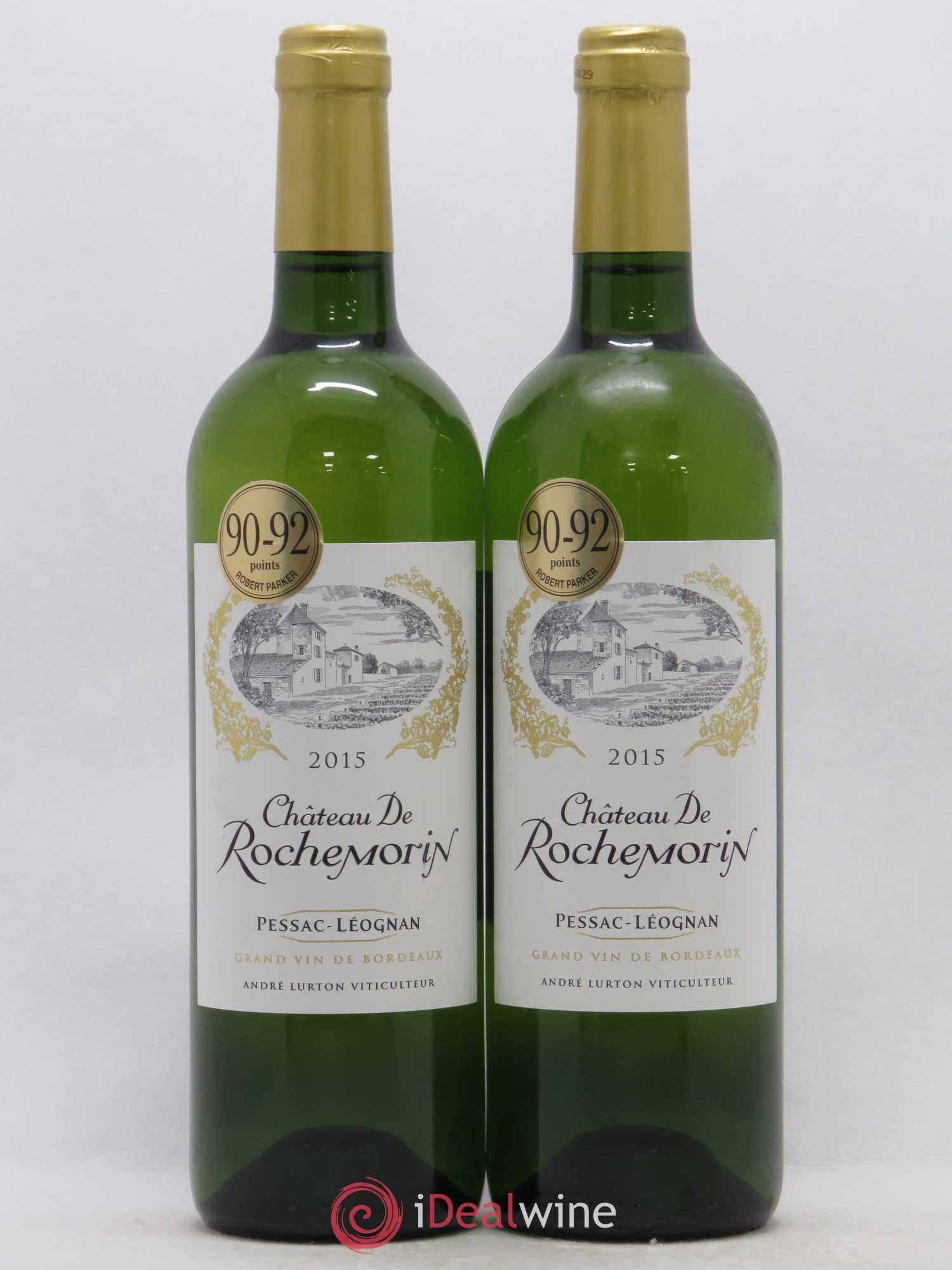 Château de Rochemorin (senza prezzo di riserva) 2015 - Lotto di 2 bottiglie - 0